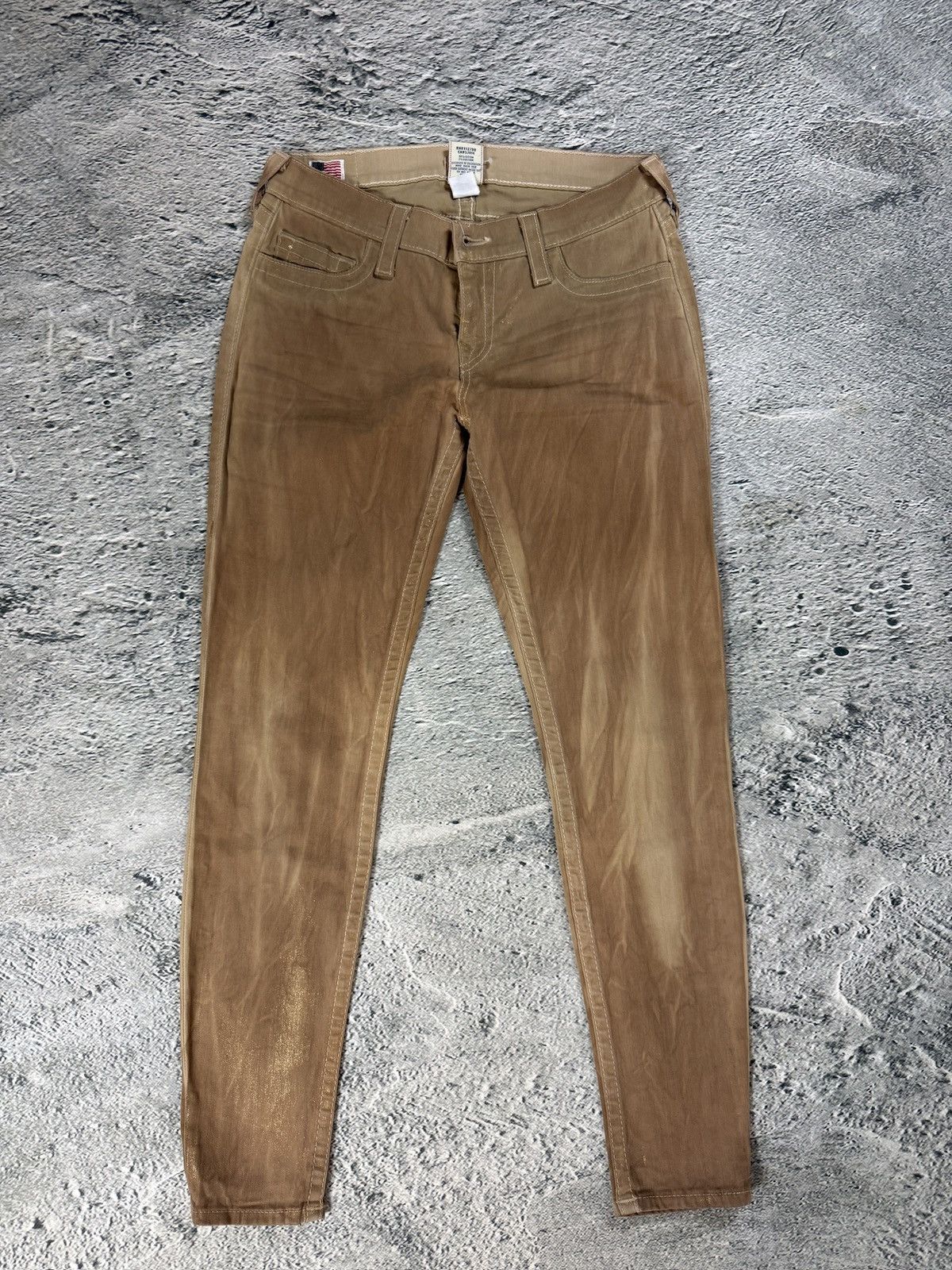 True Religion True Religion vintage gold jeans Y2K denim pants Size 30" / US 8 / IT 44 - 6 Thumbnail