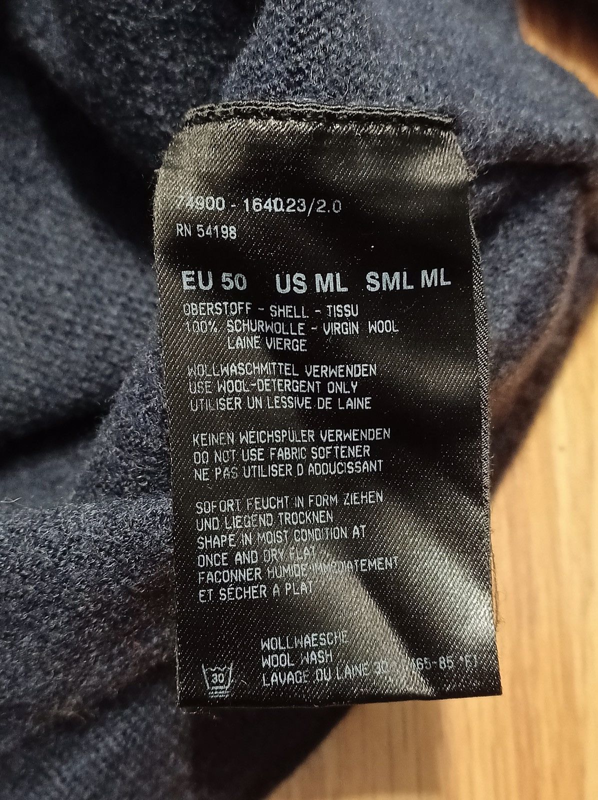 Bogner BOGNER Virgin Wool Blue Sweater Size M Size M / US 6-8 / IT 42-44 - 11 Thumbnail