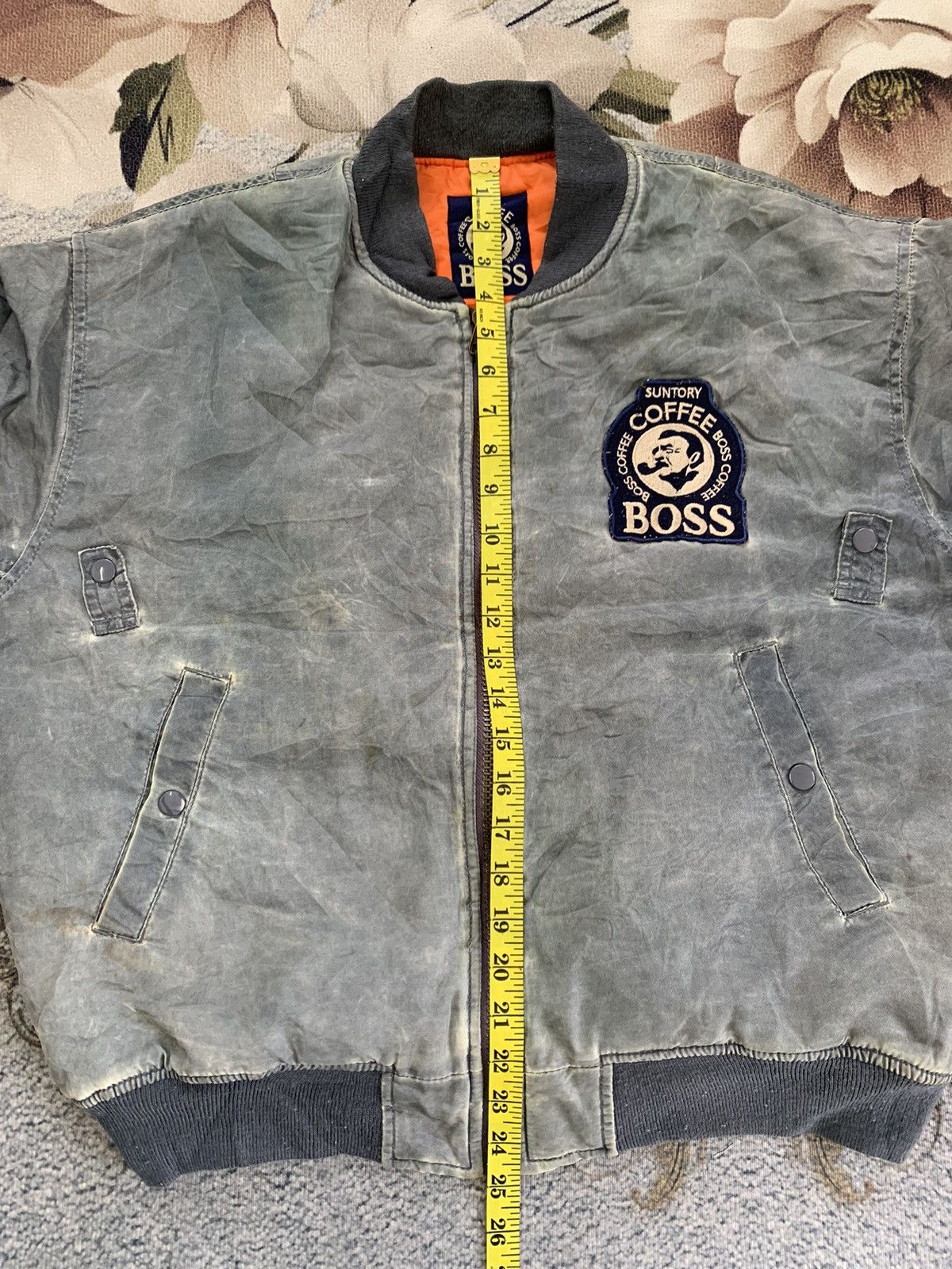 Japanese Brand Vtg Suntory Coffee Boss Coffee Bomber Jacket Size US L / EU 52-54 / 3 - 11 Thumbnail