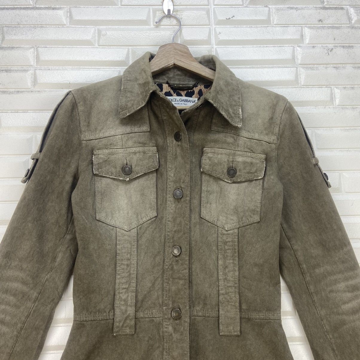 Dolce & Gabbana Made in Itali Dolce & Gabbana Denim Jacket Size XS / US 0-2 / IT 36-38 - 6 Thumbnail