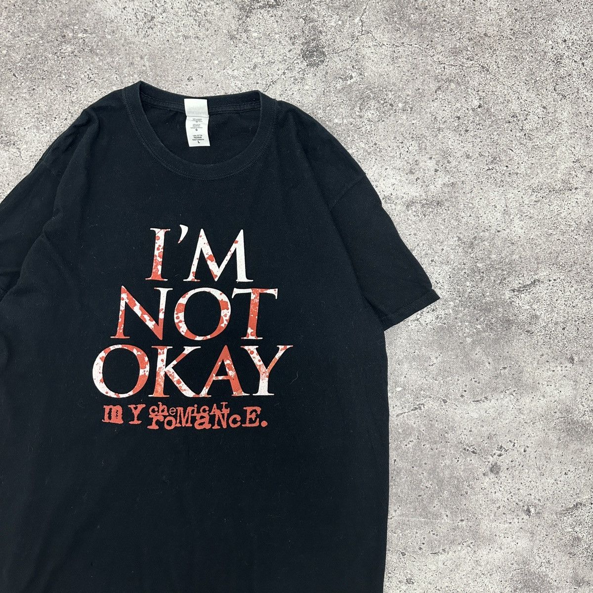 My Chemical Romance Vintage 00s My Chemical Romance I’m Not Okay tee MCR y2k og Size US L / EU 52-54 / 3 - 2 Thumbnail