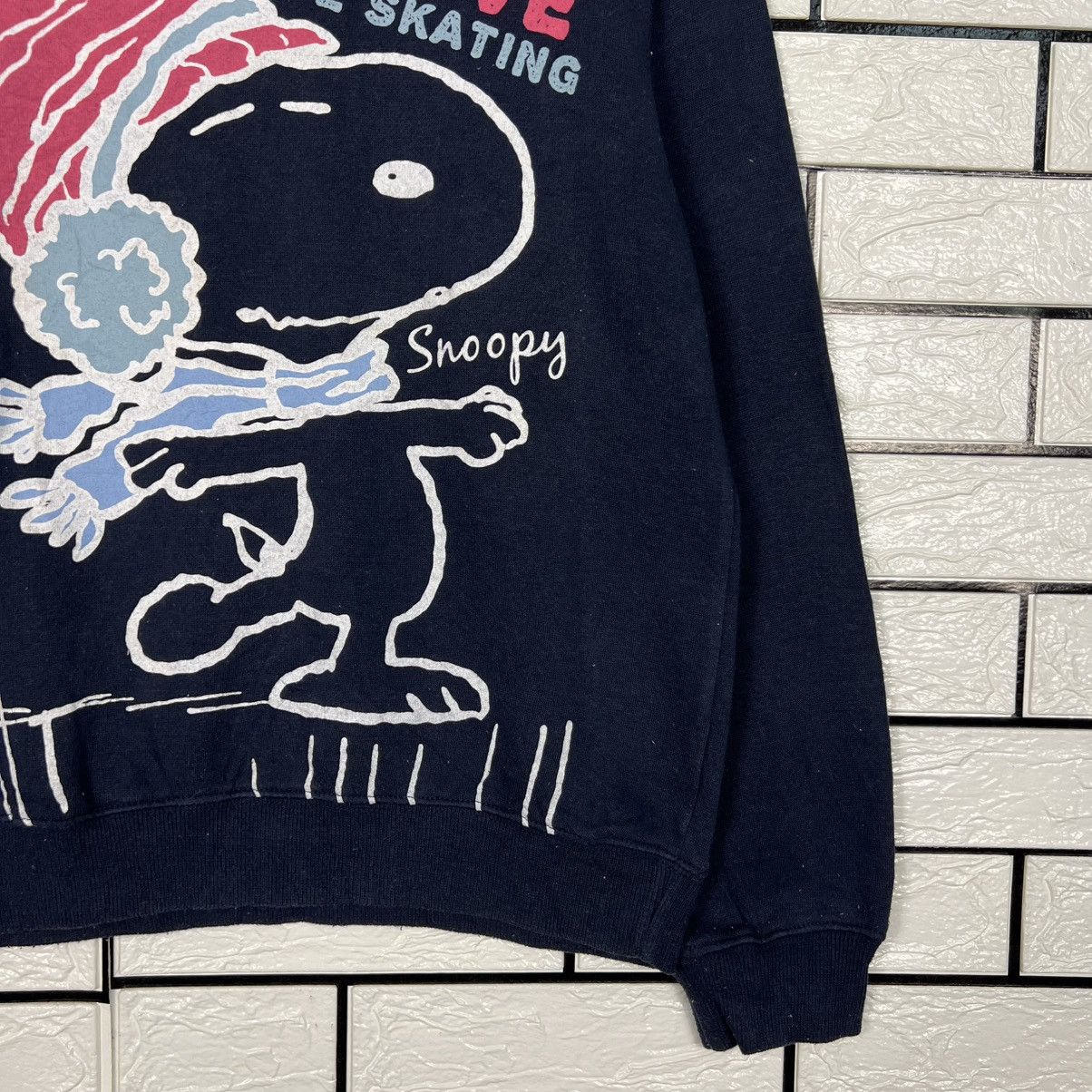 Peanuts PEANUTS SNOOPY I Love Ice Skating Logo Sweatshirt #3975-C181 Size US M / EU 48-50 / 2 - 6 Thumbnail