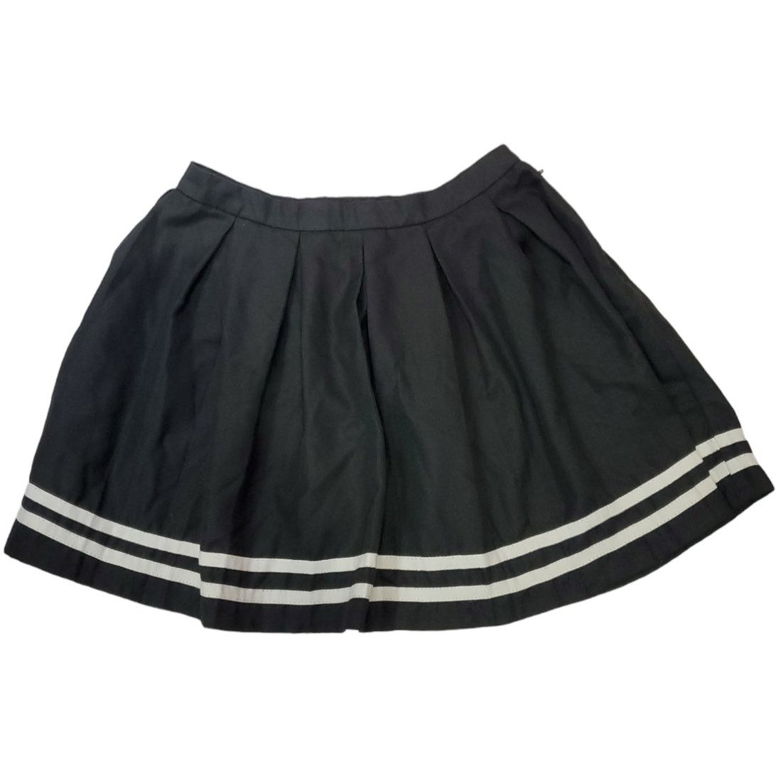 Hot Topic Hot Topic | Black w/ White Stripes Mini Cheer Skirt | Size M Size 28" / US 6 / IT 42 - 4 Thumbnail