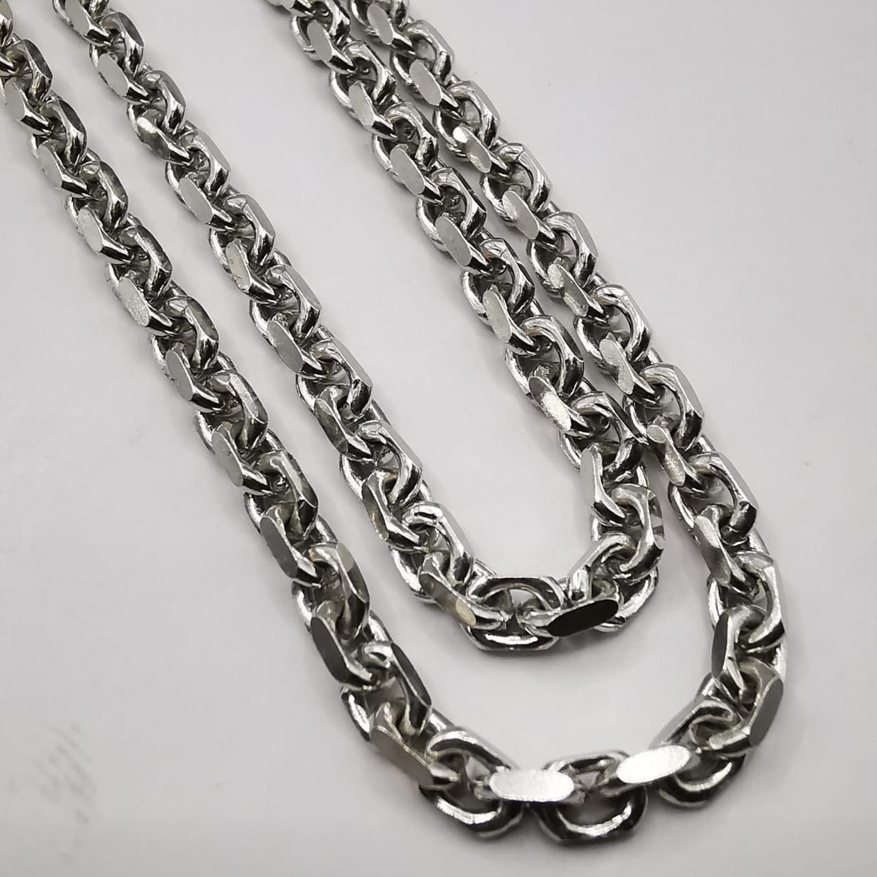 Vintage Vintage Chain,925 Sterling Silver,Signed ,Handmade 24,66g Size ONE SIZE - 8 Thumbnail