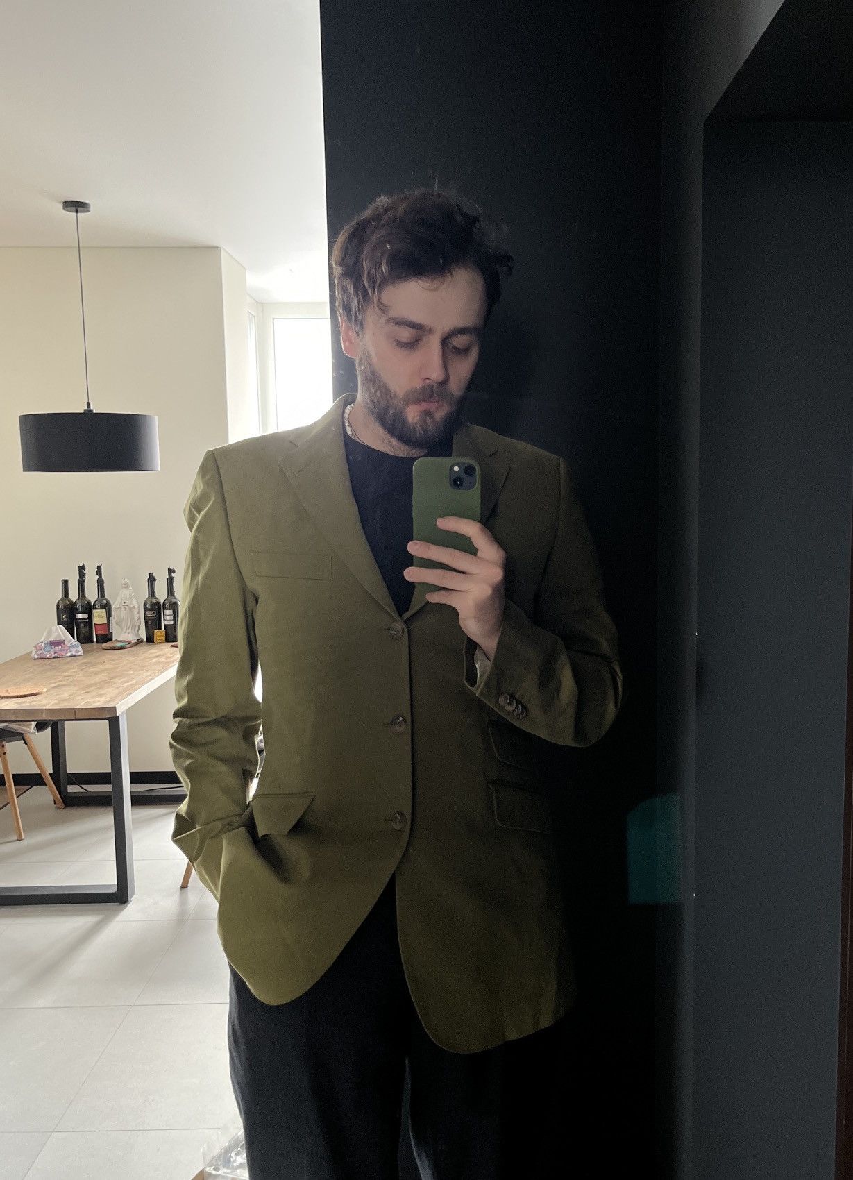 Other Conrad Hasselbach Green Cotton Heavy Classic Hunting Coat Size US L / EU 52-54 / 3 - 22 Thumbnail