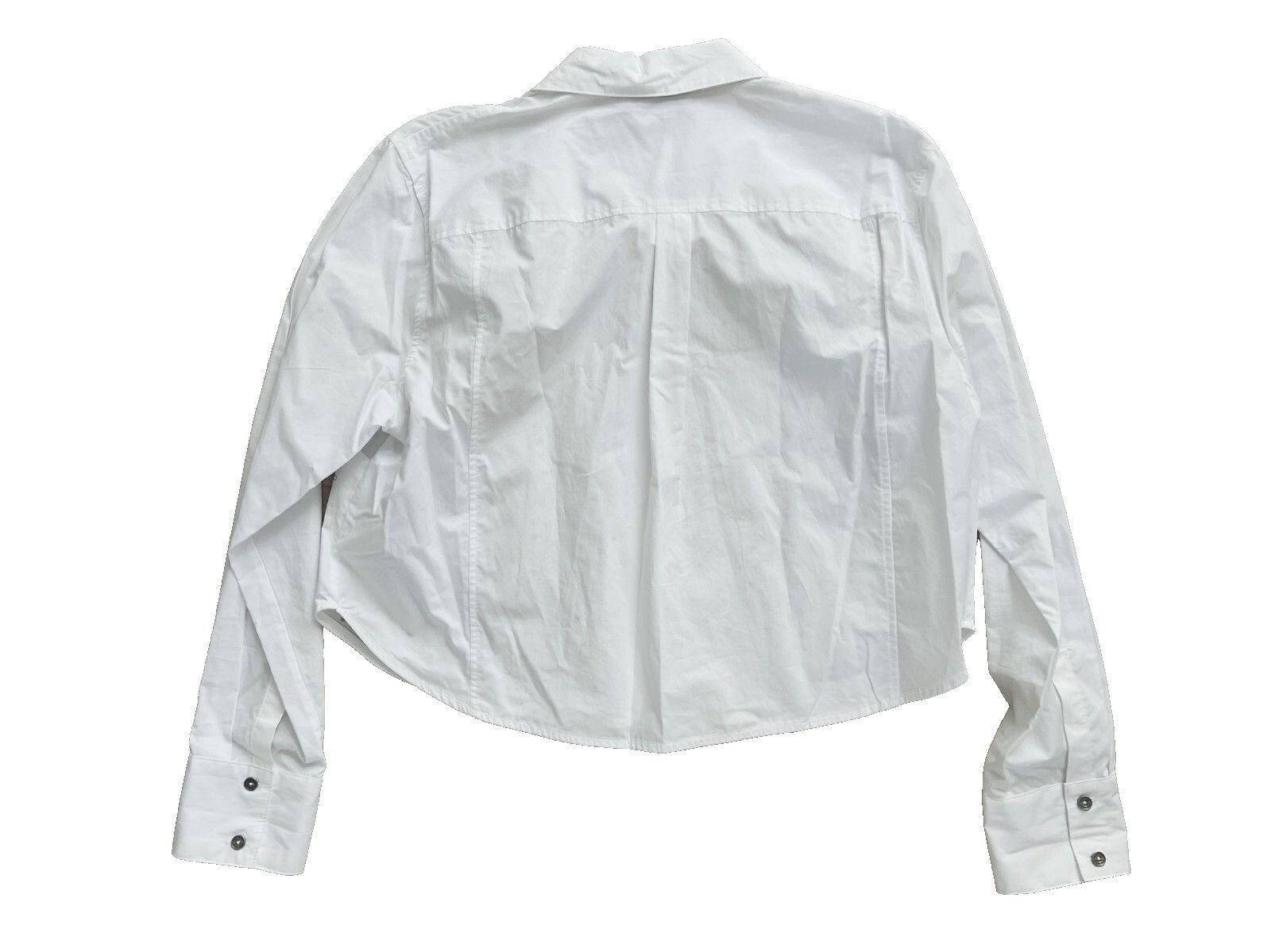 DKNY DKNY Jeans Dome Poplin Studs Top White ( XL ) Size XL / US 12-14 / IT 48-50 - 3 Thumbnail