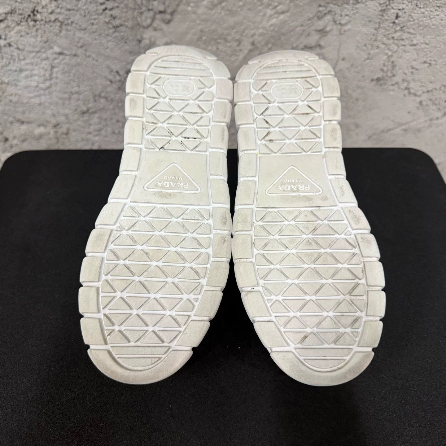 Prada Prada Women's 35 Triangle Logo Cracker Sneakers Size US 4.5 / IT 34.5 - 7 Thumbnail