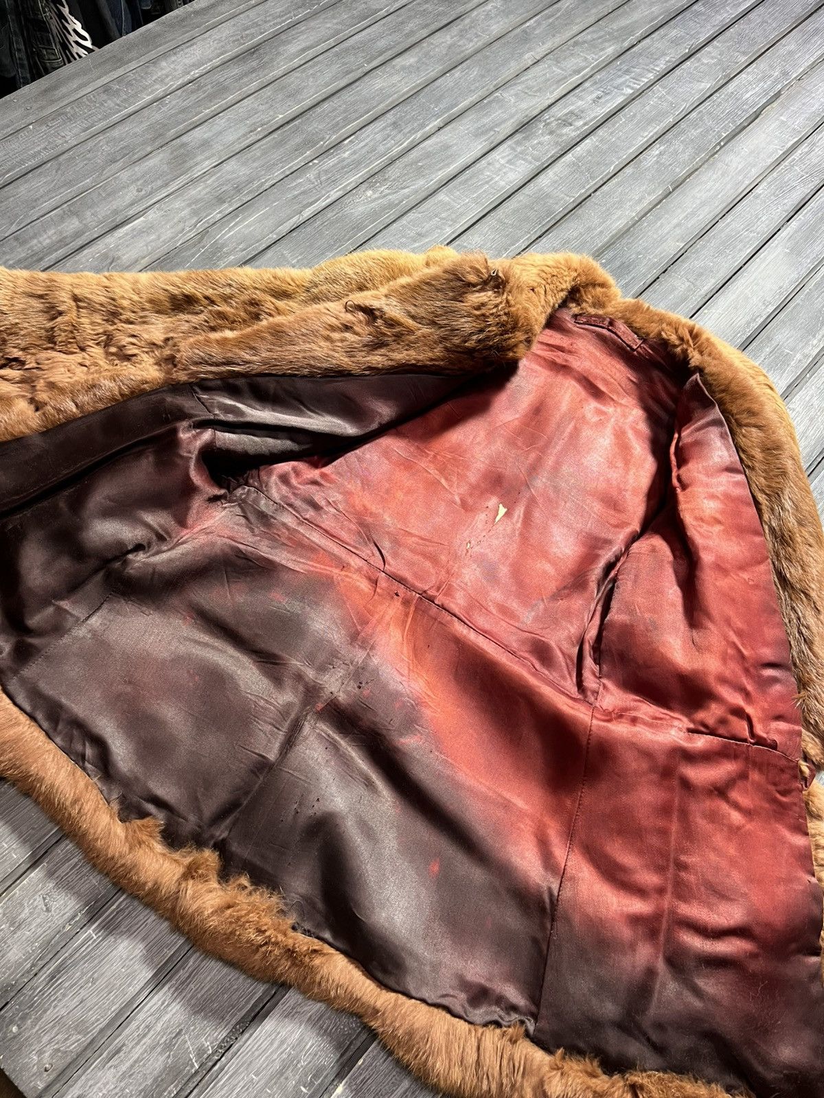 Japanese Brand Vtg Yohji Yamamoto If Six Was Nine Style Opium Fur Jacket Size S / US 4 / IT 40 - 6 Thumbnail
