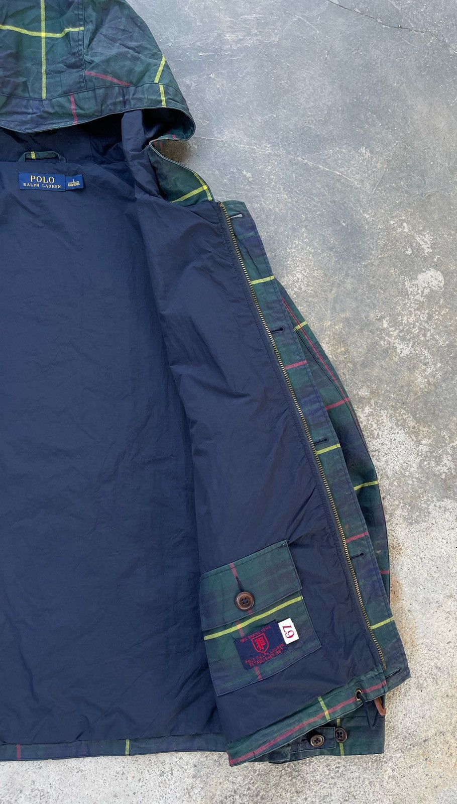 Polo Ralph Lauren 🔥POLO RALPH LAUREN TRIM LEATHER FLANNEL JACKET WITH HOODIE Size US L / EU 52-54 / 3 - 13 Thumbnail