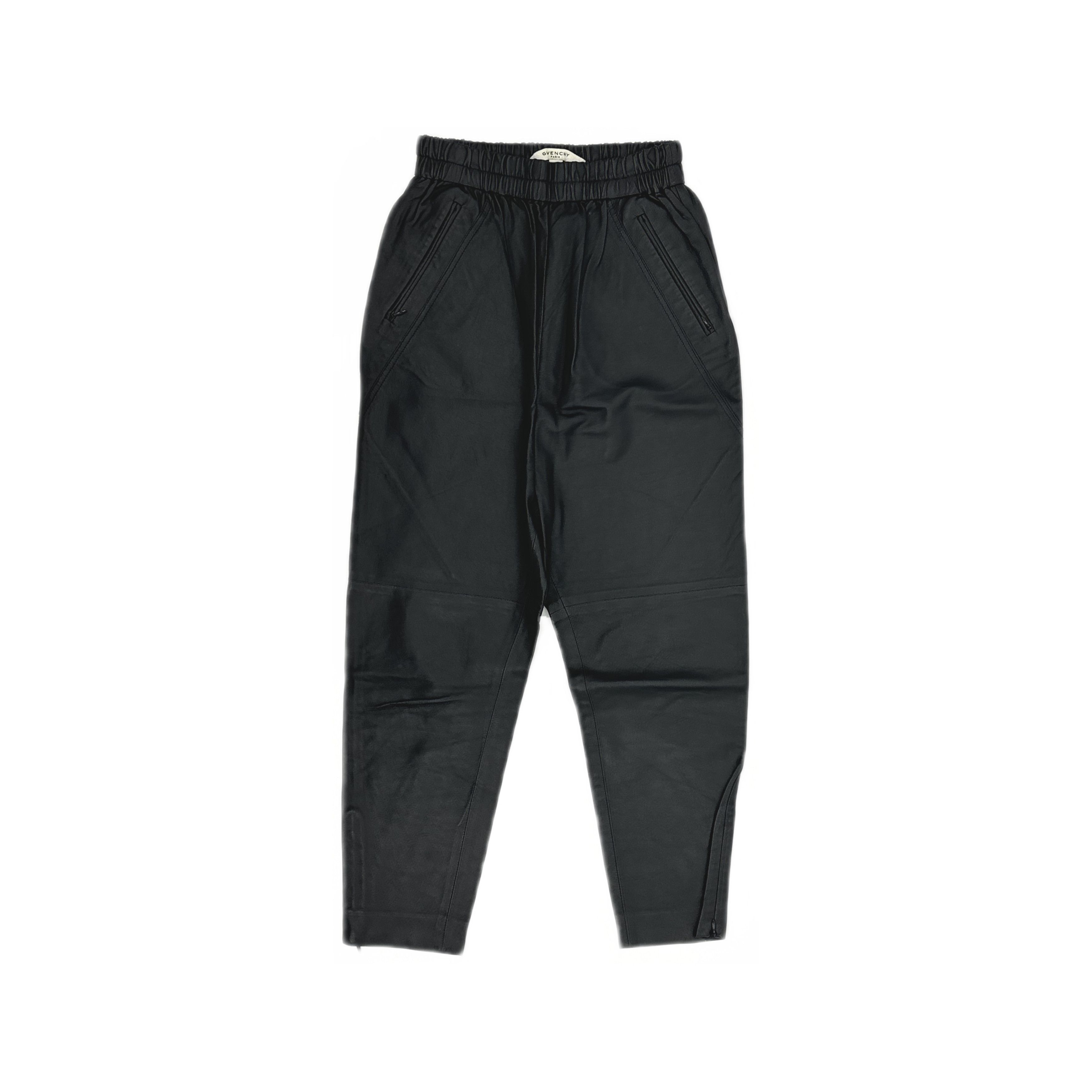 Givenchy Givenchy Lambskin Leather Trousers Size 34 Size 24" / US 00 / IT 34 - 1 Thumbnail