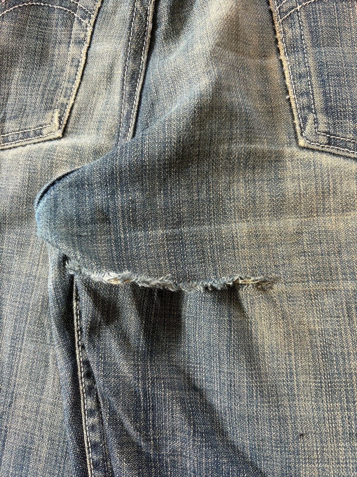 Levi's Vintage 90s Levis 517 Mud Wash Distressed Flare Jeans Size US 33 - 5 Thumbnail