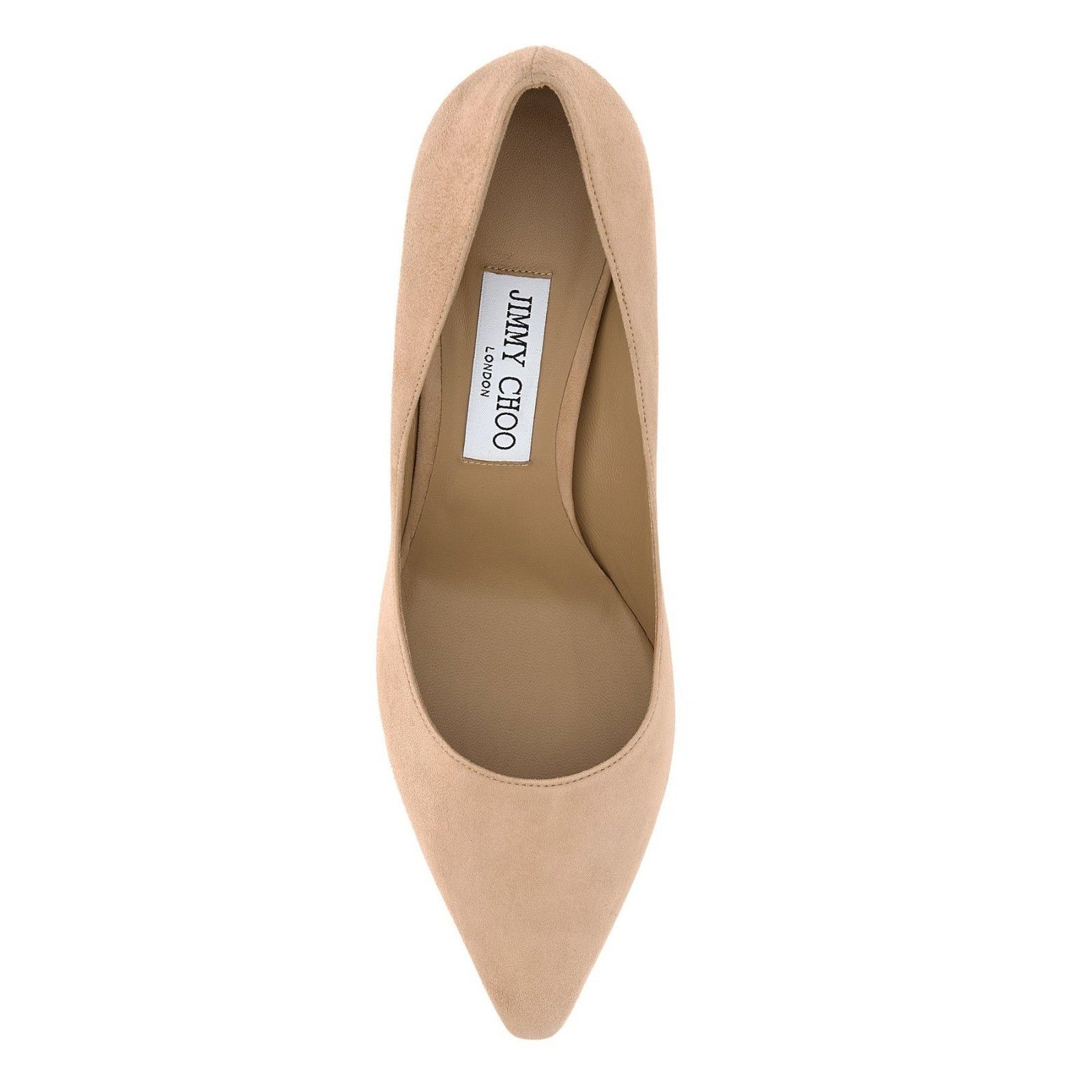 JIMMY CHOO 'Romy' Chai 85mm Suede Pumps New & Authentic (Wom