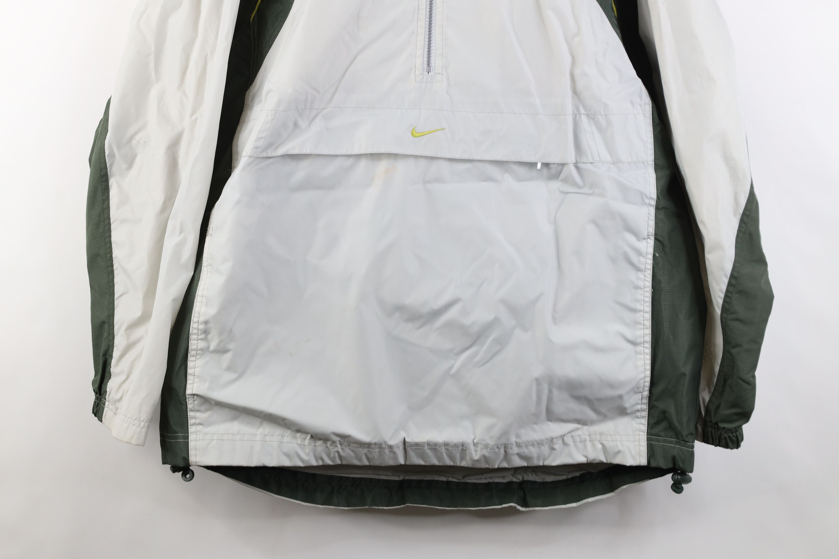 Nike Vintage 90s Nike Swoosh Hooded Anorak Windbreaker Jacket Size US M / EU 48-50 / 2 - 3 Thumbnail