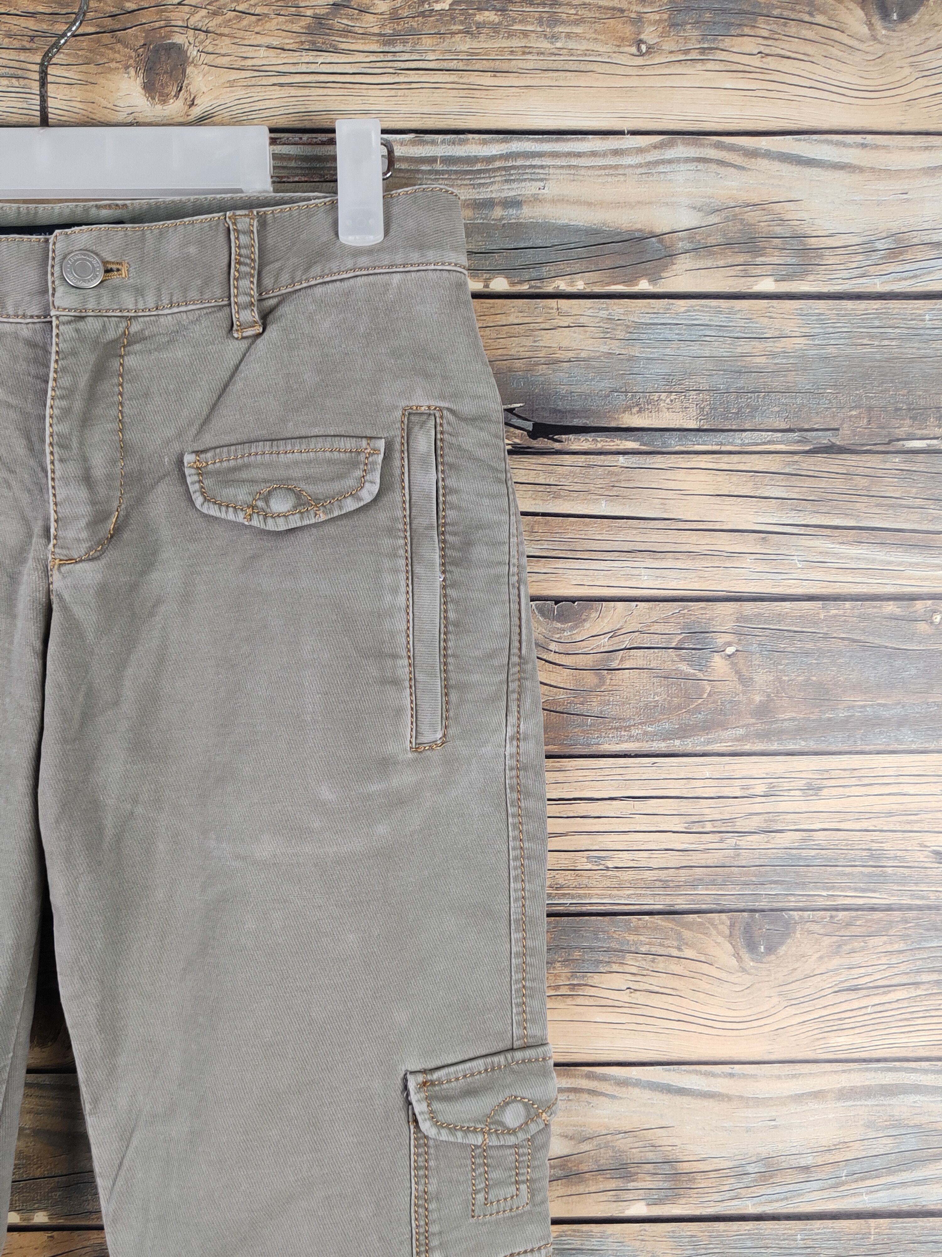 Japanese Brand DL Appena Due Green Faded Multipocket Cargo Pants #2420 Size 27" / US 4 / IT 40 - 5 Thumbnail