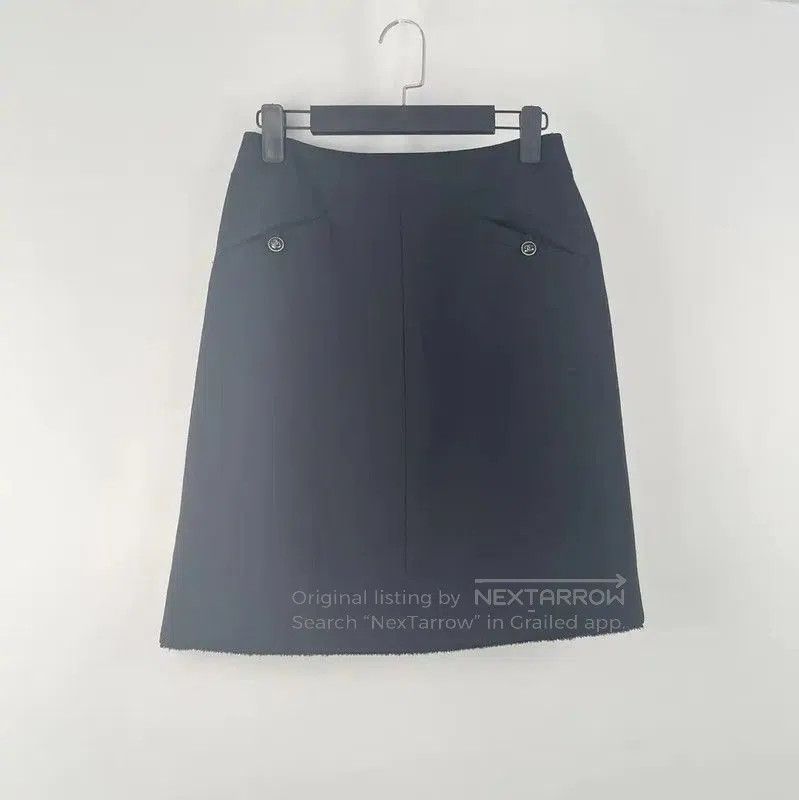 Chanel Chanel Black Summer Skirt Size S . Size 23" - 1 Thumbnail
