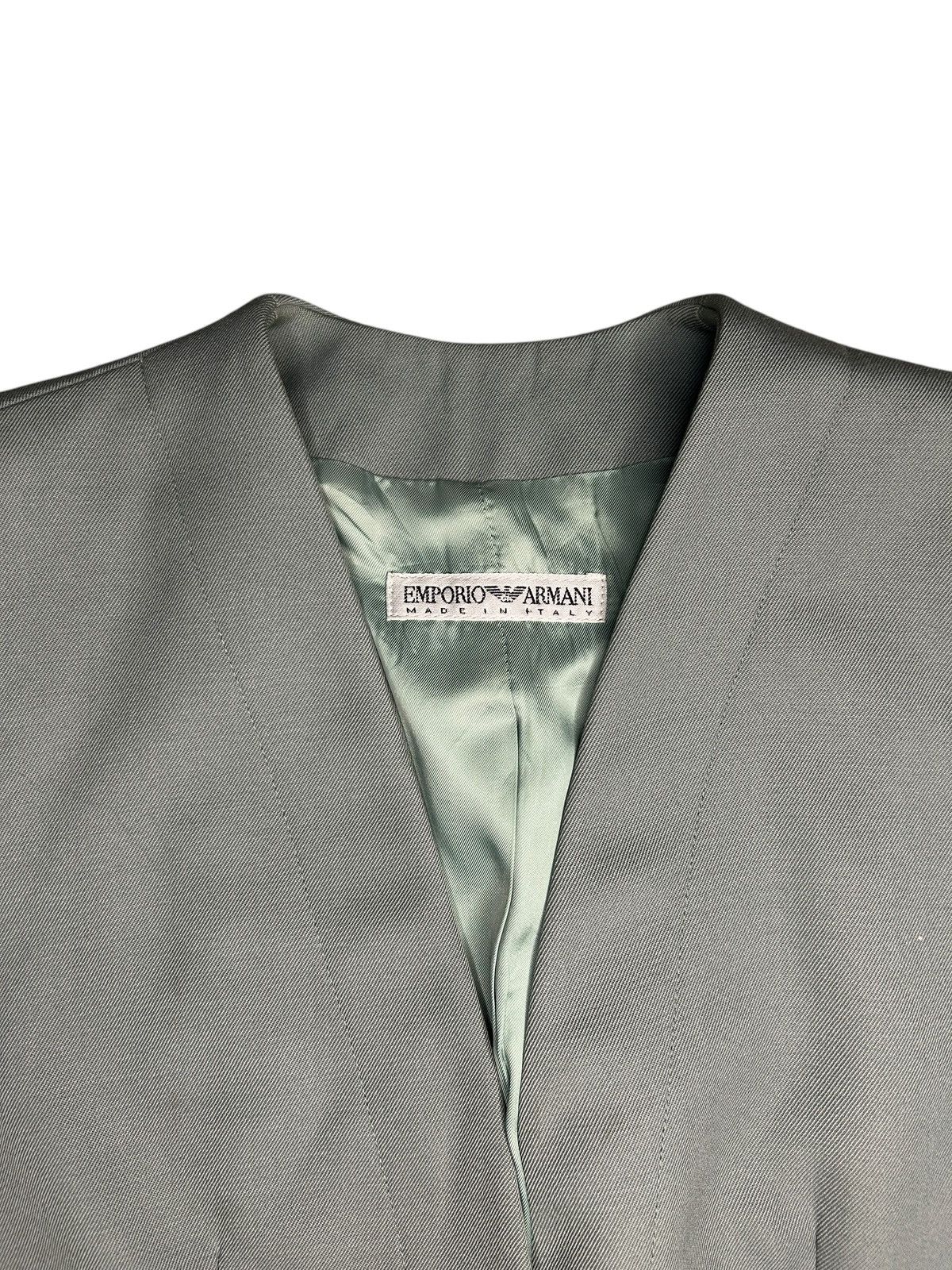 Emporio Armani 90s Structured Blazer Size S / US 4 / IT 40 - 2 Thumbnail