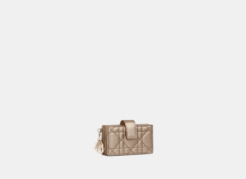 Dior o1w1db10426 S0074O Size : OS / Card Holder in Gold-Tone Size ONE SIZE - 4 Thumbnail