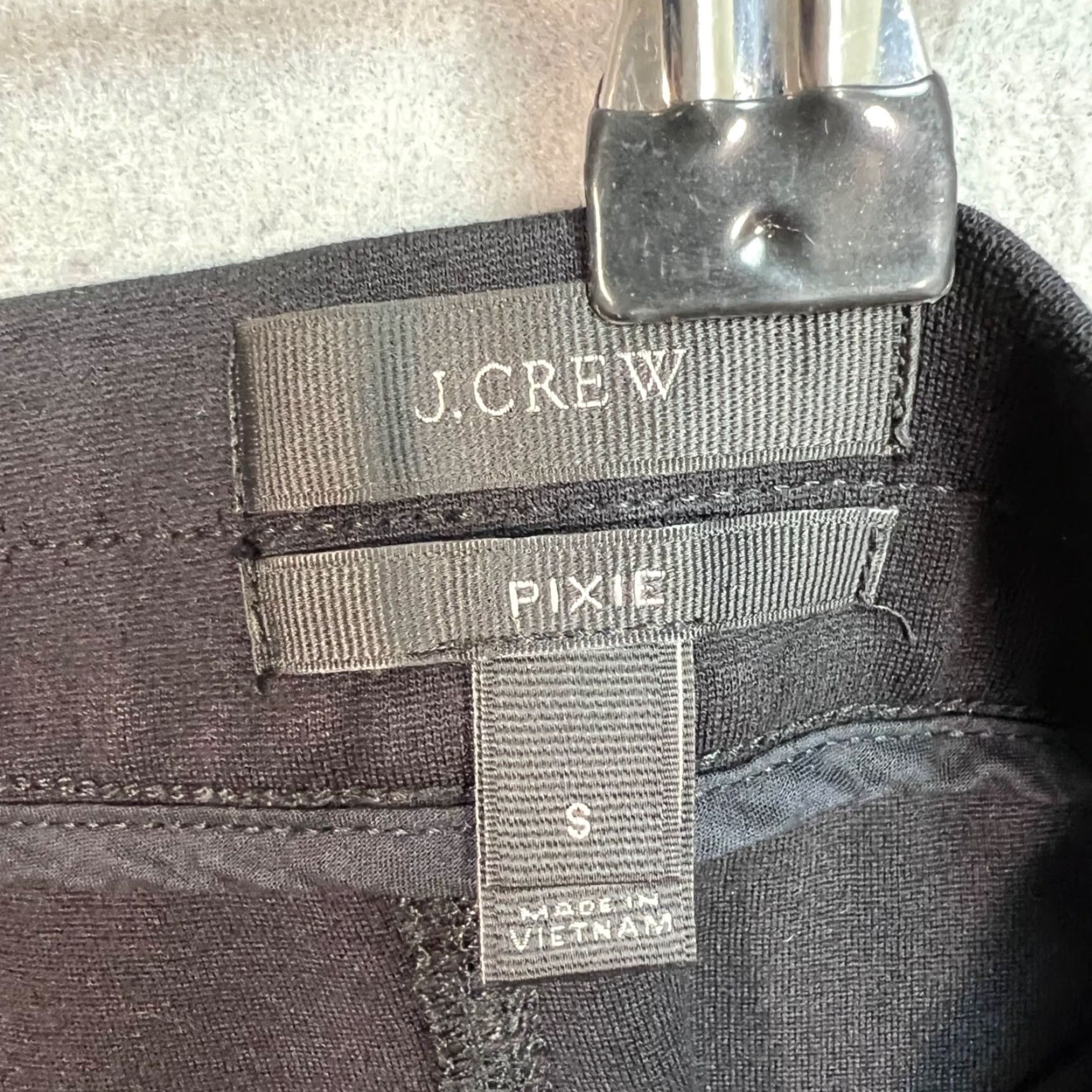J.Crew VINTAGE J.CREW Womens Pants Skinny Leg Ankle Zipper Closure Black Size Small Casual Size 28" / US 6 / IT 42 - 3 Thumbnail