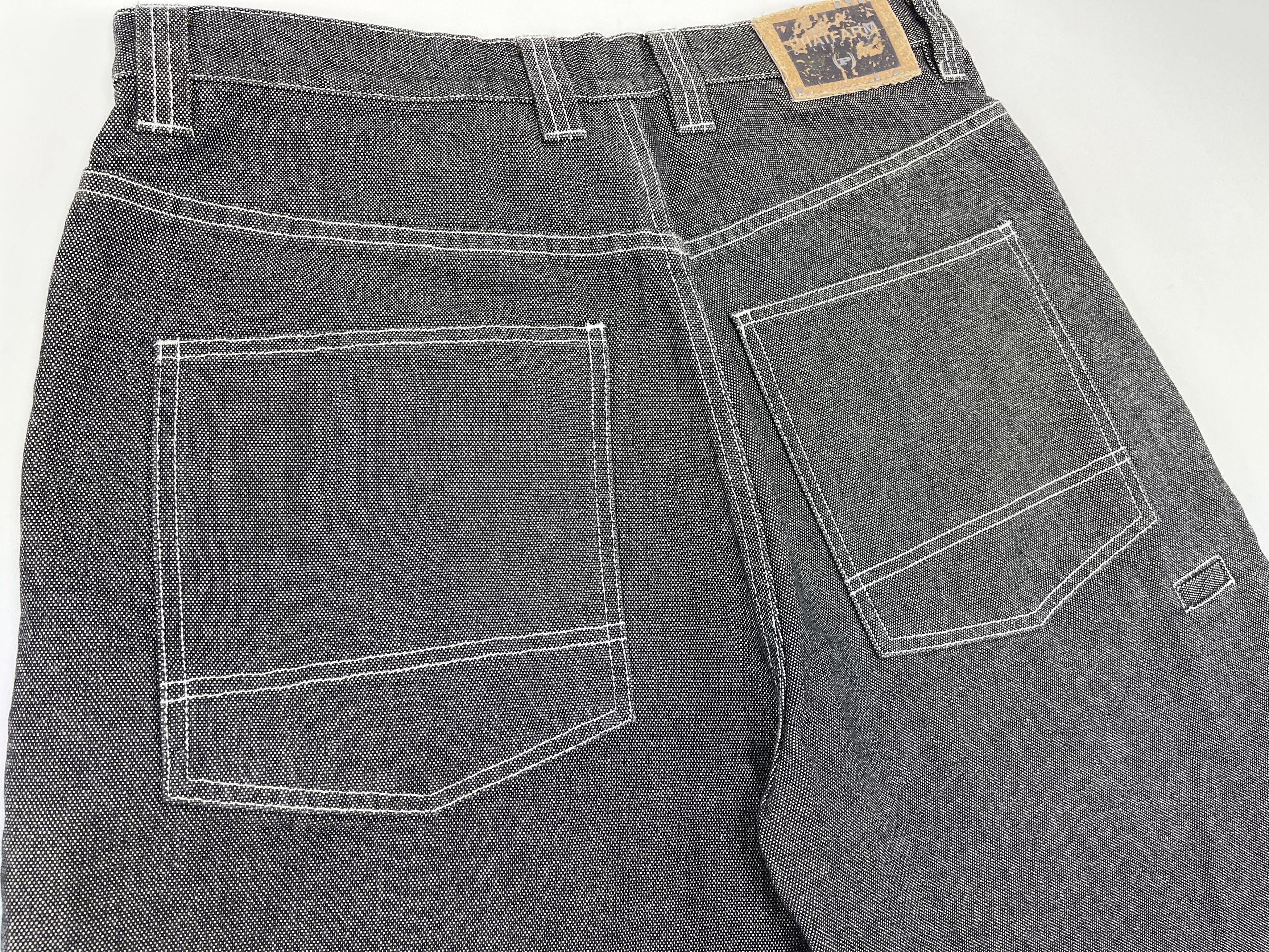 Phat Farm Phat Farm shorts, vintage hip hop baggy jeans, 90s size W 32 Size US 32 / EU 48 - 8 Thumbnail