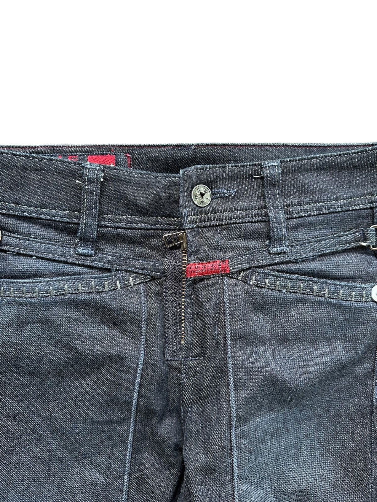 Marithe + Francois Girbaud MFG Marithe Francois Girbaud Skinny Jeans Button Back Style Size US 26 / EU 42 - 4 Thumbnail