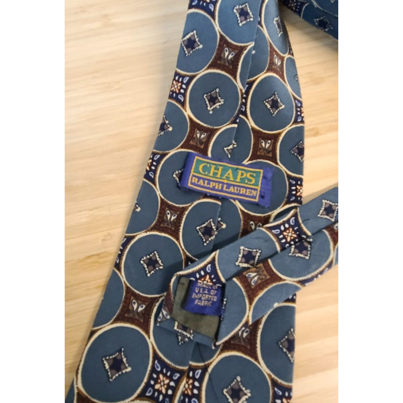 Ralph Lauren **Ralph Lauren Men's Geometric Tie Multicolor 100% Silk** User: **Geometric Ralph Lauren Men's Multicolor Tie 100% Silk** Size ONE SIZE - 2 Thumbnail