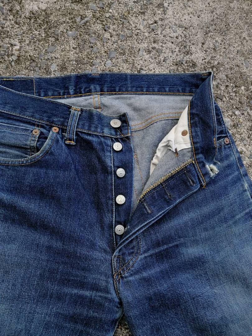 Levi's × Levi's Vintage Clothing Levi's Strauss 501XX Big E Selvedge Denim Jeans Size US 28 / EU 44 - 12 Thumbnail