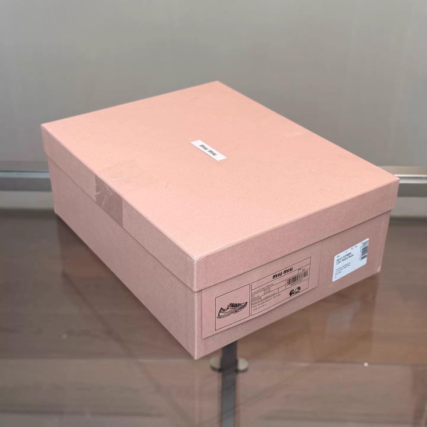 Miu Miu MIU MIU 26SS Tyre Cloud Gray Biscuit Trainer 36 Size US 5.5 / IT 35.5 - 9 Thumbnail