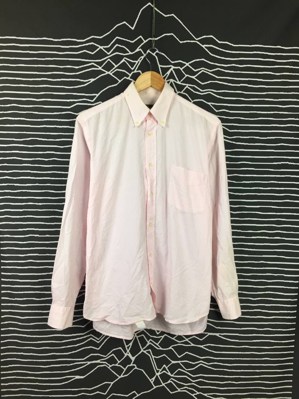 Fendi Vtg Fendi Camicie Luxury Designer Pink Button Down Shirt Size US XL / EU 56 / 4 - 2 Thumbnail