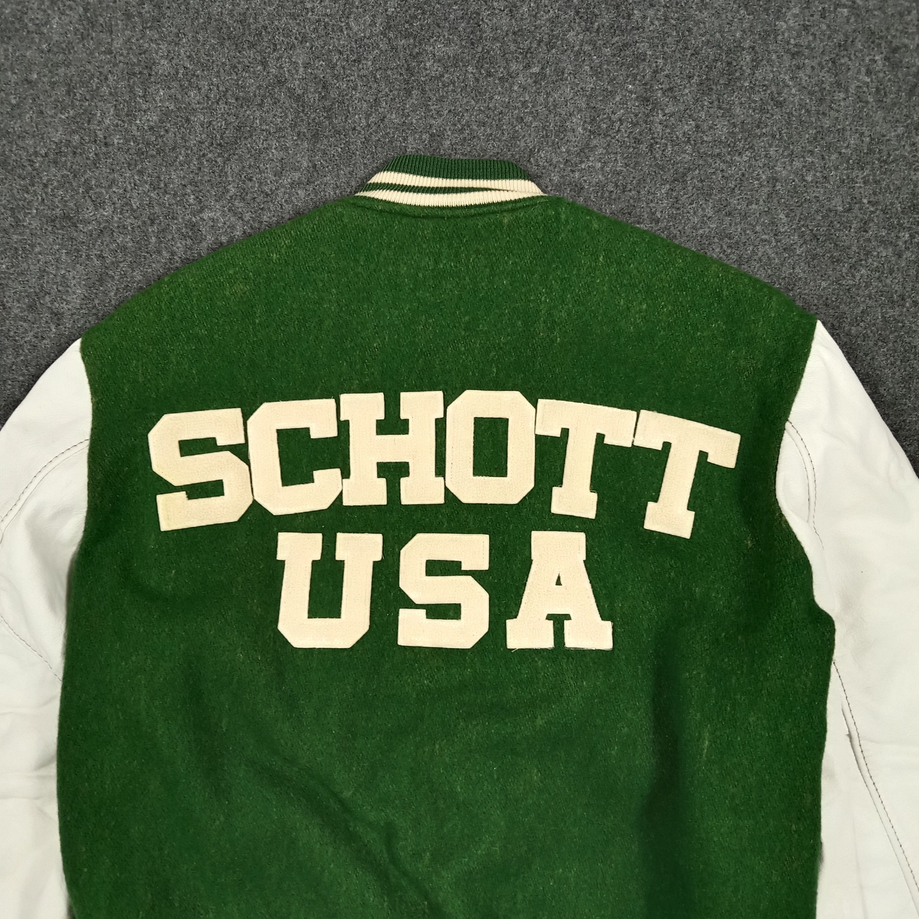 Schott Schott NYC Varsity Letterman Bomber Jacket C292N18 Size US M / EU 48-50 / 2 - 2 Thumbnail