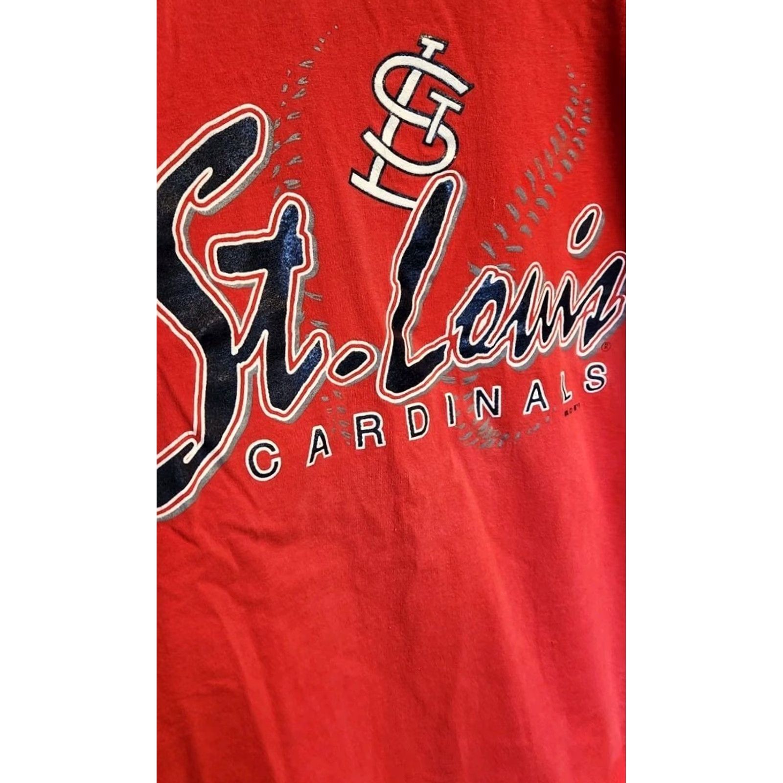 Russell Athletic VINTAGE Russell Athletic St Louis Cardinals T Shirt Men 2XL Red USA MADE MLB 90s MLB Shirts Men XS-XL Size US XXL / EU 58 / 5 - 5 Thumbnail