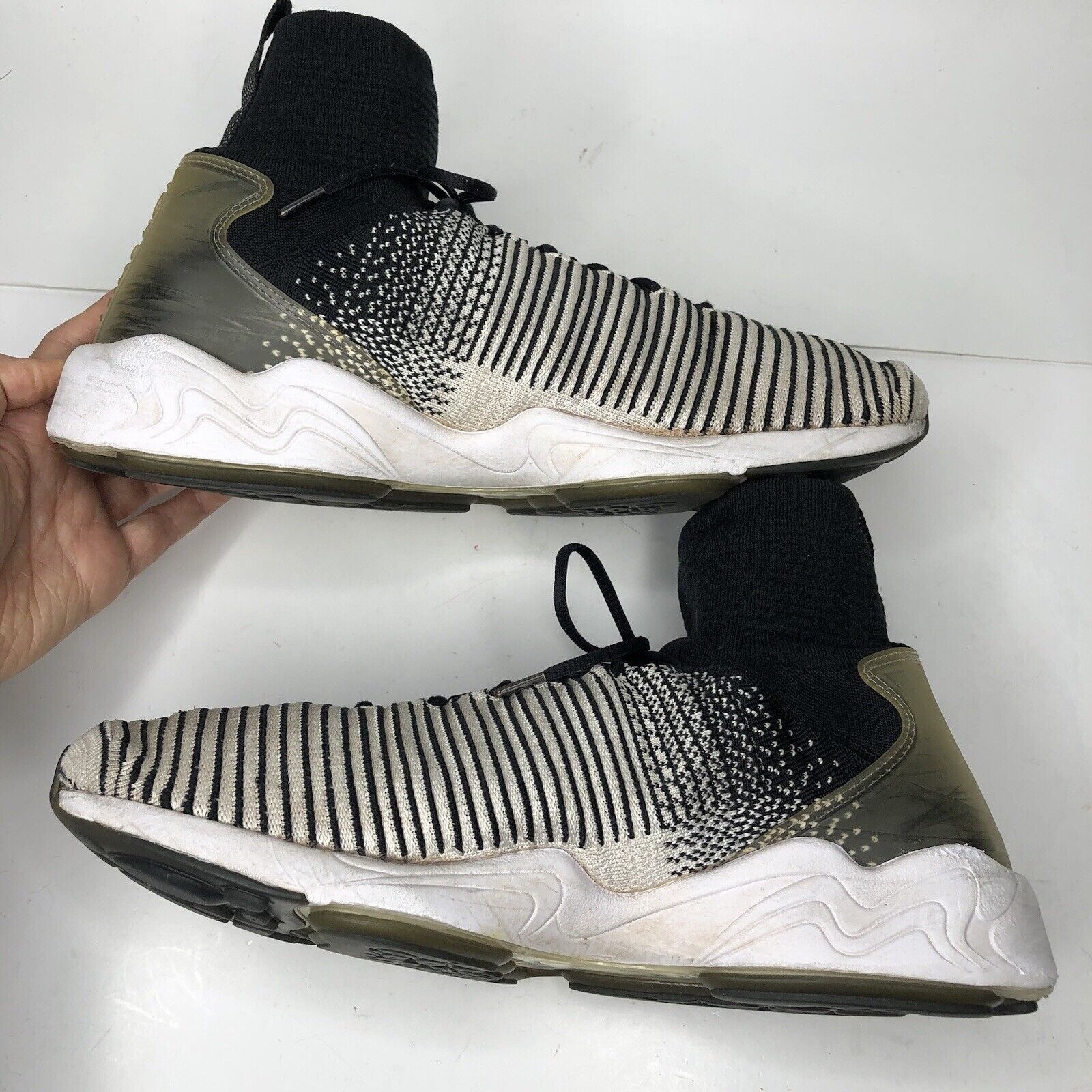 Nike NIKE Zoom Mercurial Mens Size 10.5 Flyknit FC Black White Size US 10.5 / EU 43-44 - 6 Thumbnail