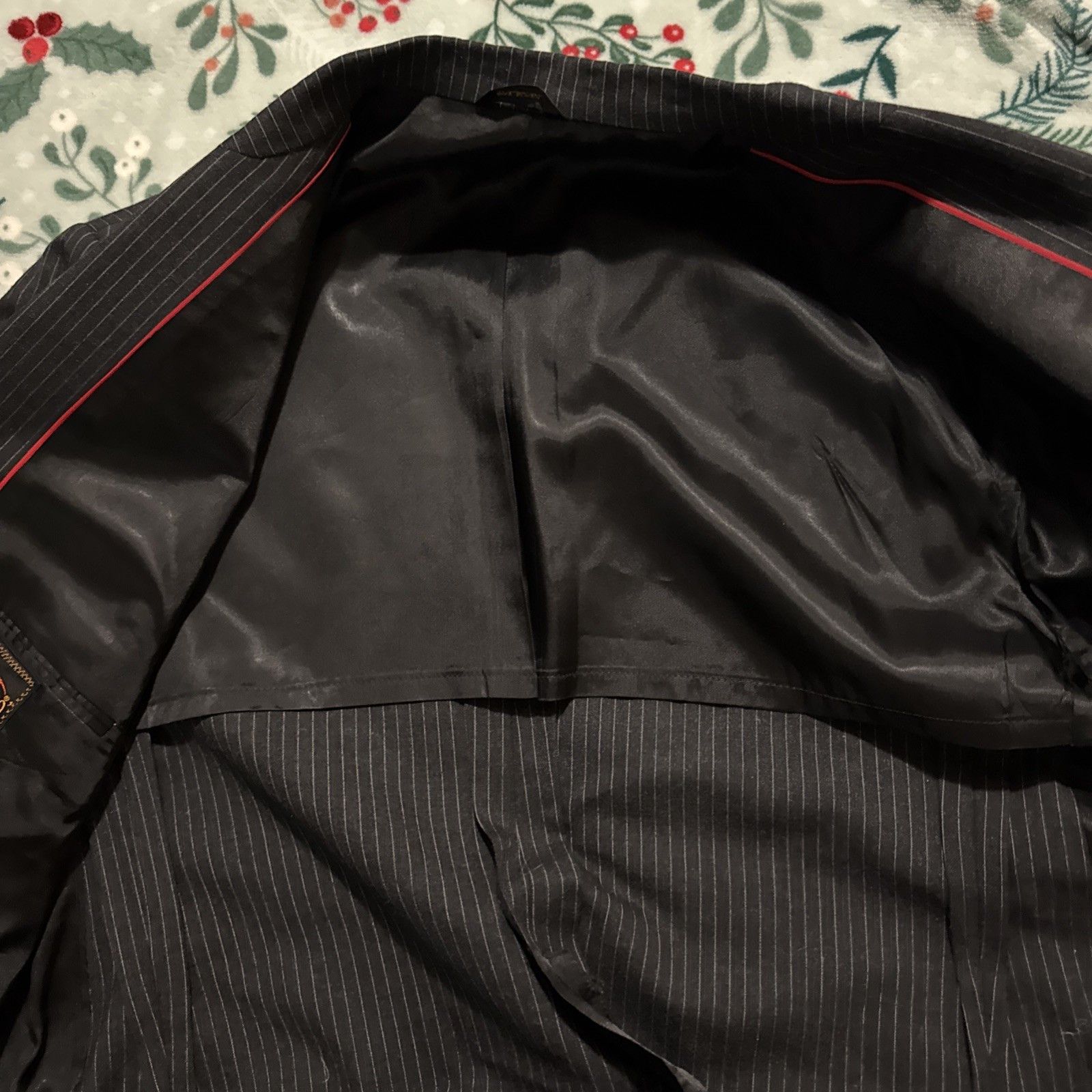 Other Jonathan Reid Botany 500 Pinstripe Blazer ( See Measurement Size 48R - 4 Thumbnail