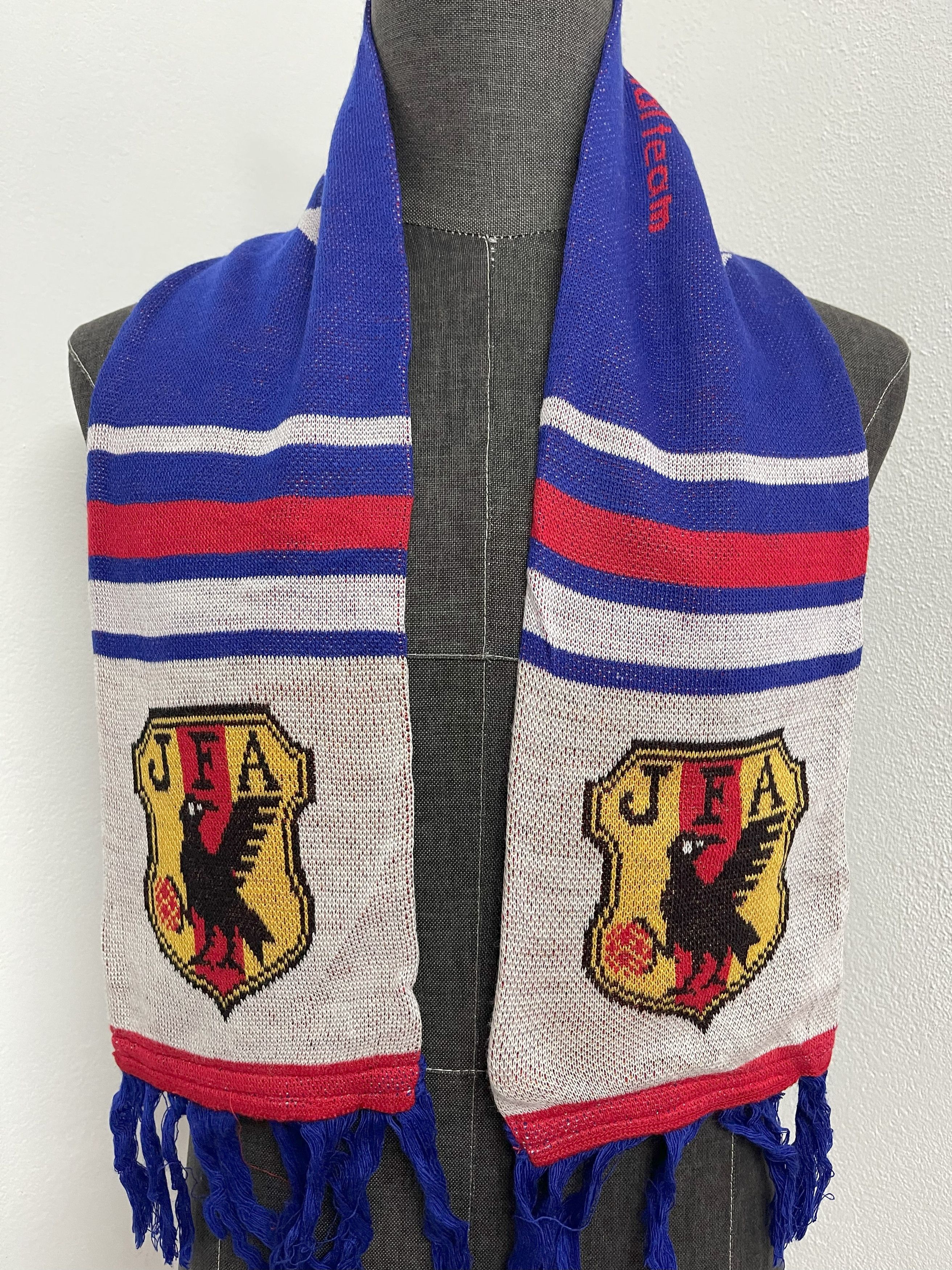 Japanese Brand Vintage Japan JFA Footbal Club Scarf / Muffler - 6065 Size ONE SIZE - 2 Thumbnail