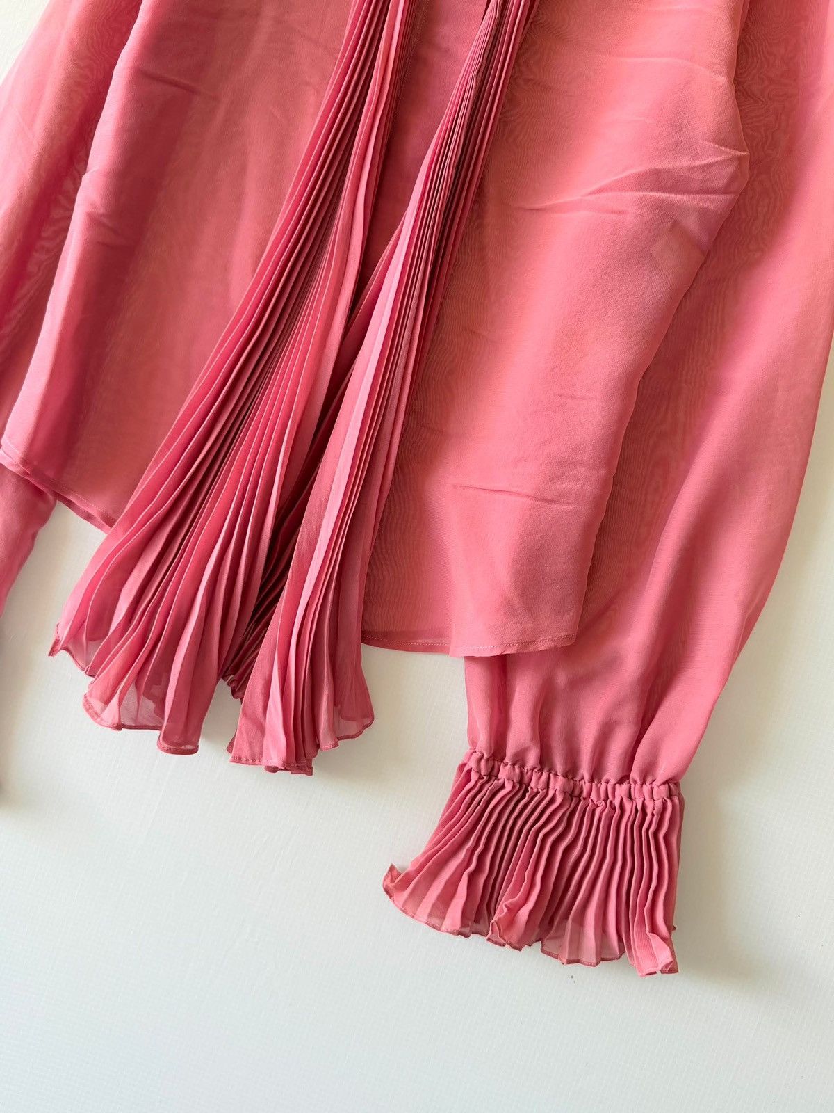 Gucci Gucci by Tom Ford SS2000 Pink Ruffled Long Sleeve Size XS / US 0-2 / IT 36-38 - 6 Thumbnail