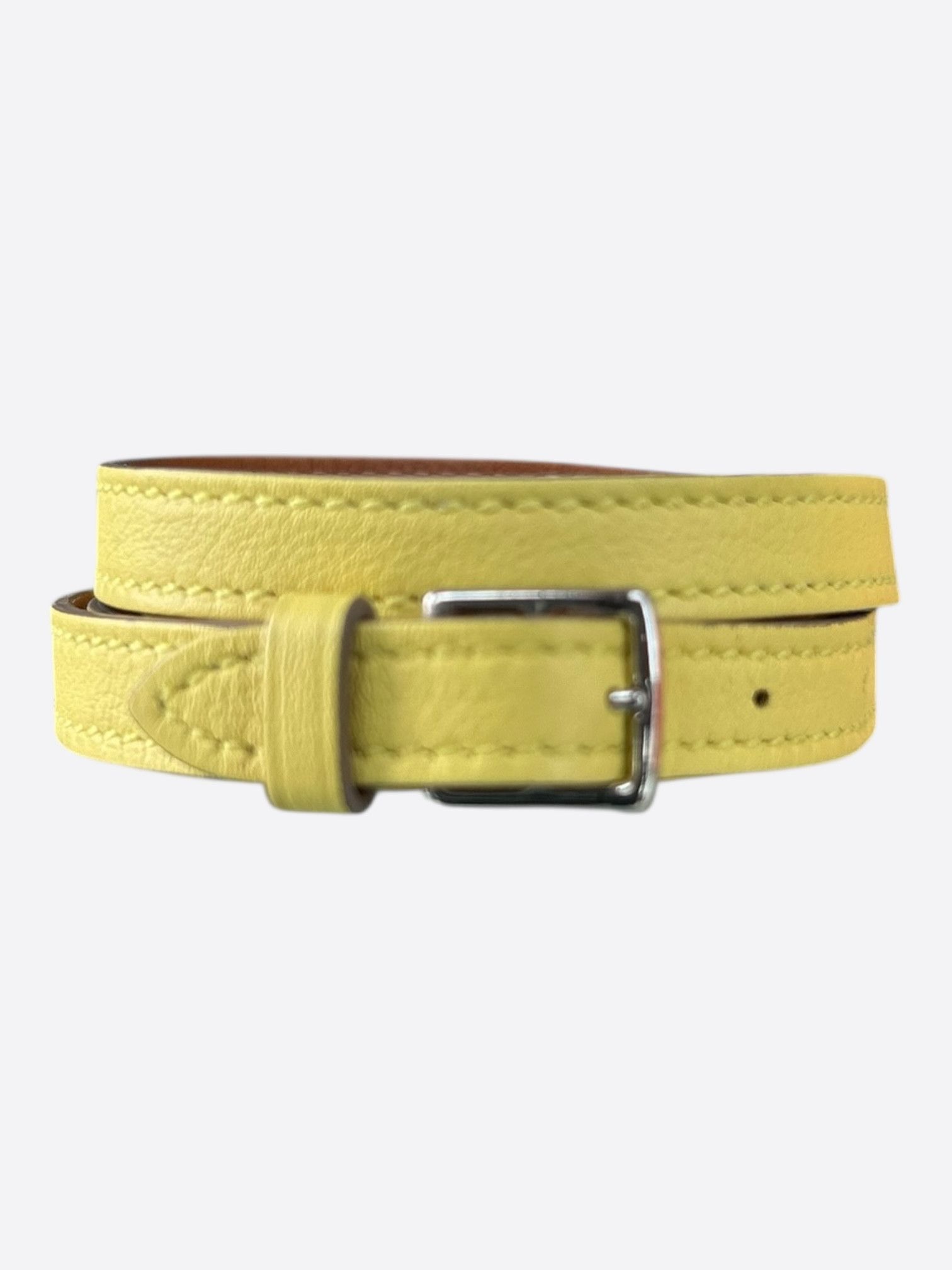 Hermes Swift Palladium Hardware Etriviere Double Tour Bracelet Size ONE SIZE - 1 Thumbnail