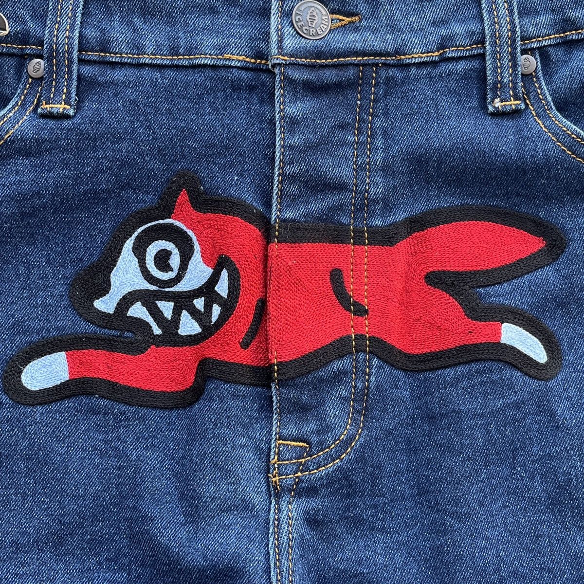 Billionaire Boys Club × Icecream BBC ICECREAM RUNNING DOG STRETCH JEANS Size US 34 / EU 50 - 10 Thumbnail