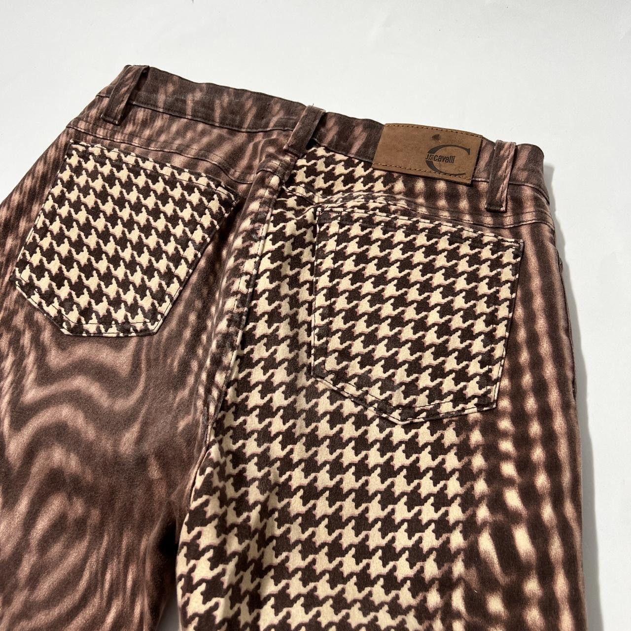 Just Cavalli PSYCHEDELIC PRINT FLARE PANTS Size 27" / US 4 / IT 40 - 6 Thumbnail