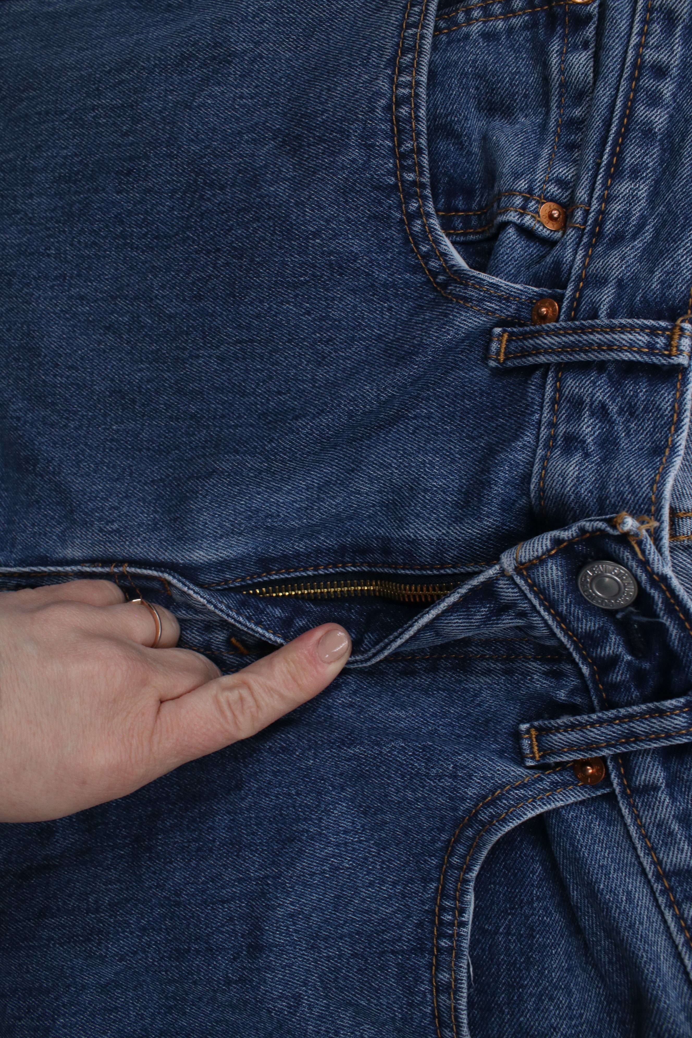 Levi's × Vintage Vintage Y2K Levis 505 Regular Fit Denim Jeans Blue Cotton Size US 32 / EU 48 - 6 Thumbnail