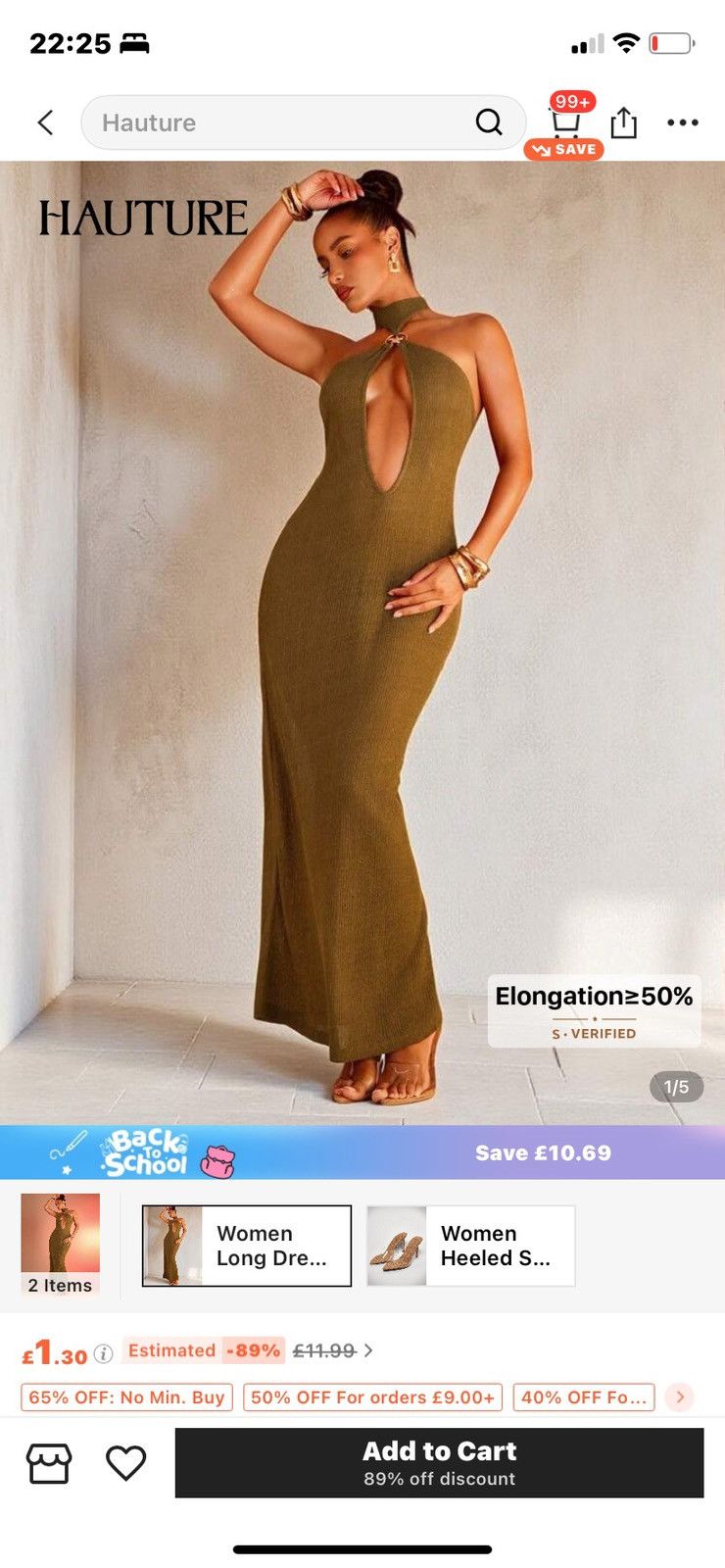 Shein Maxi women long dress Size S / US 4 / IT 40 - 4 Thumbnail