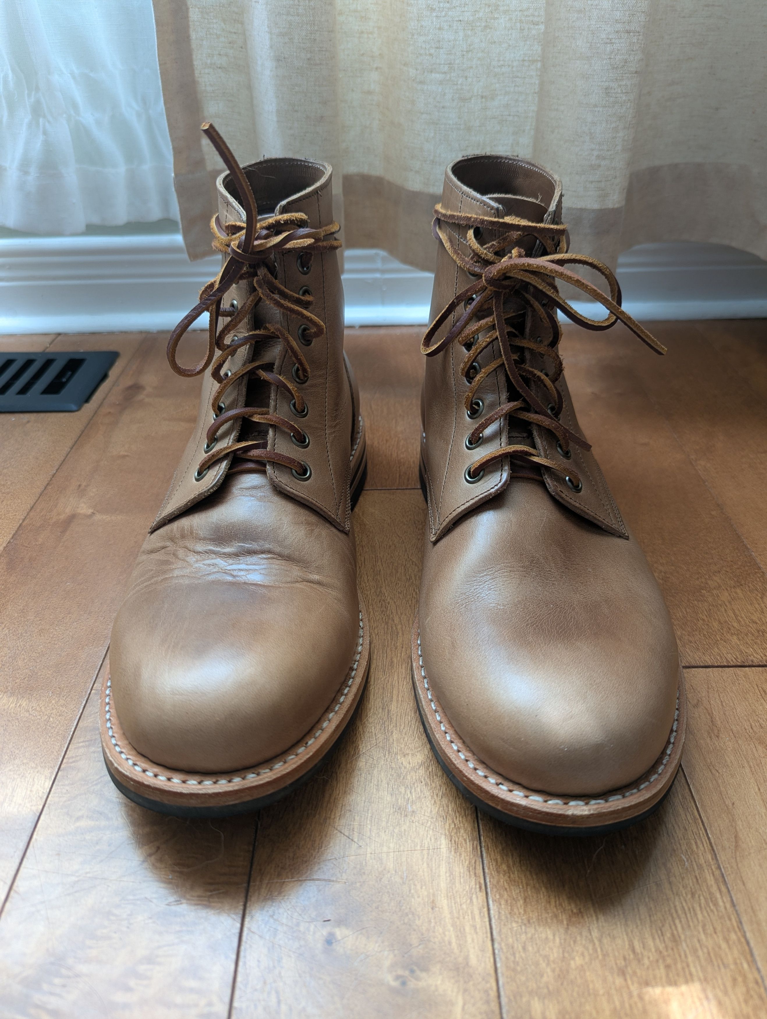 Oak Street Bootmakers Oak Street Bootmakers Trench Boot Natural Chromexcel Size US 10.5 / EU 43-44 - 4 Thumbnail