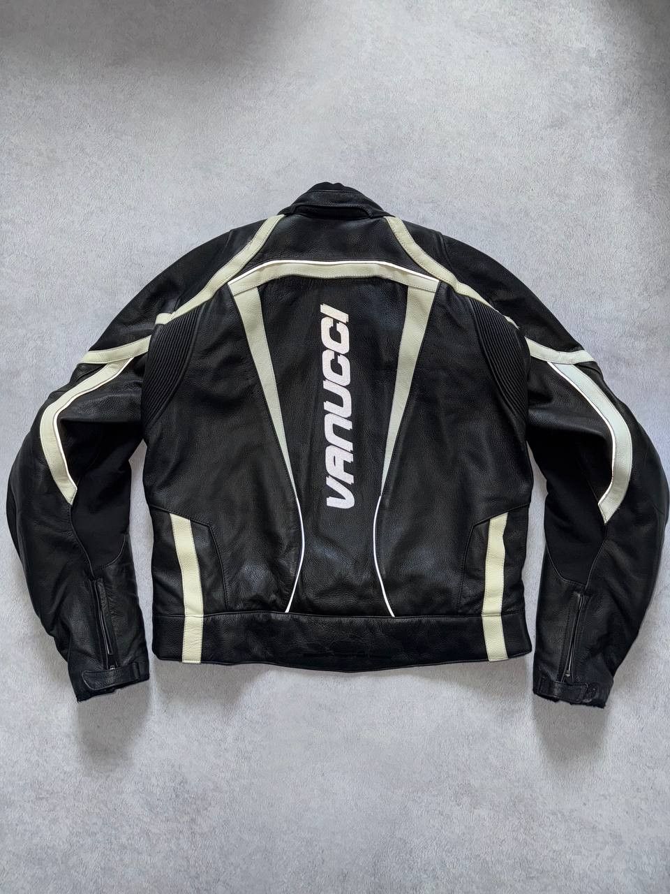Other Vanucci Moto Racing Leather Jacket With Protectors Size US L / EU 52-54 / 3 - 10 Thumbnail