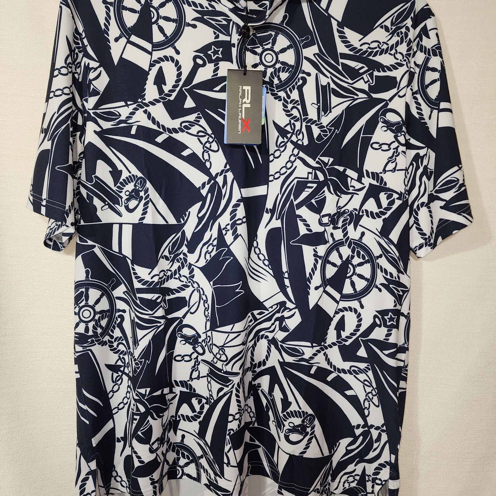 Ralph Lauren RLX Ralph Lauren sailing print Polo Men's Large NWT Size US L / EU 52-54 / 3 - 7 Thumbnail