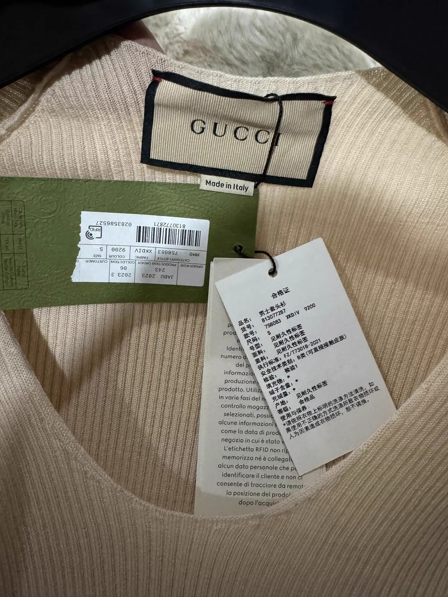 Gucci Gucci Crewneck Wool Stretch Knit Sweater S Unisex New With Tags Size S / US 4 / IT 40 - 3 Thumbnail