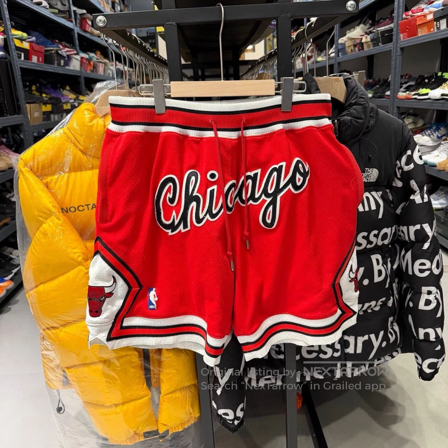 Just Don Mitchell&Ness JustDon Bulls Basketball Shorts. Size US 26 / EU 42 - 1 Thumbnail