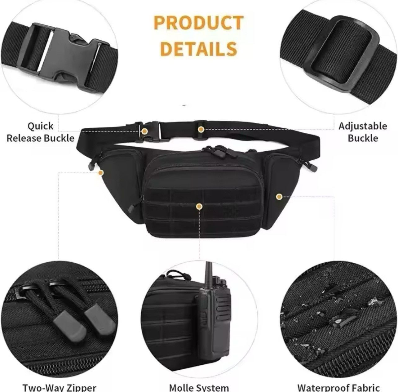 Vintage Tactical Waist Beg Size ONE SIZE - 5 Thumbnail