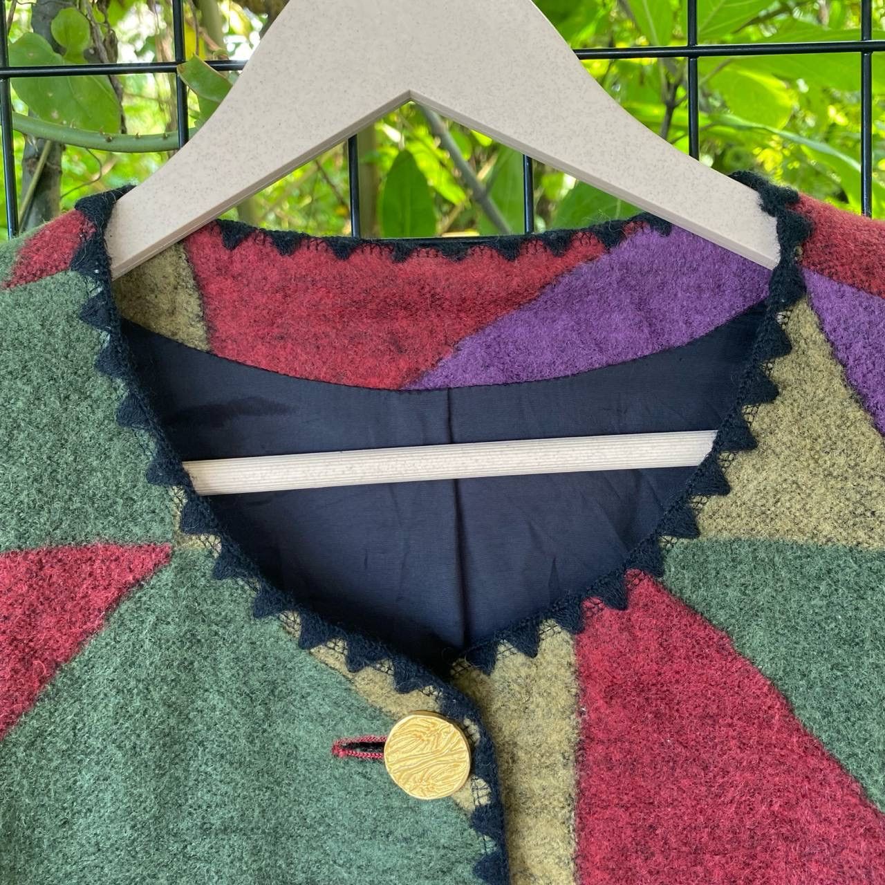 Japanese Brand × Vintage Vintage Abstract Button Up Cardigan Jacket Size L / US 10 / IT 46 - 5 Thumbnail