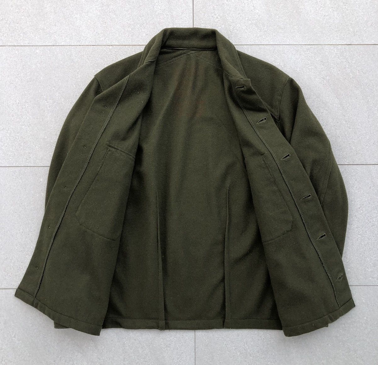 Vintage Vintage Authentic Us Military OG-108 Olive Wool Jacket Size US M / EU 48-50 / 2 - 12 Thumbnail