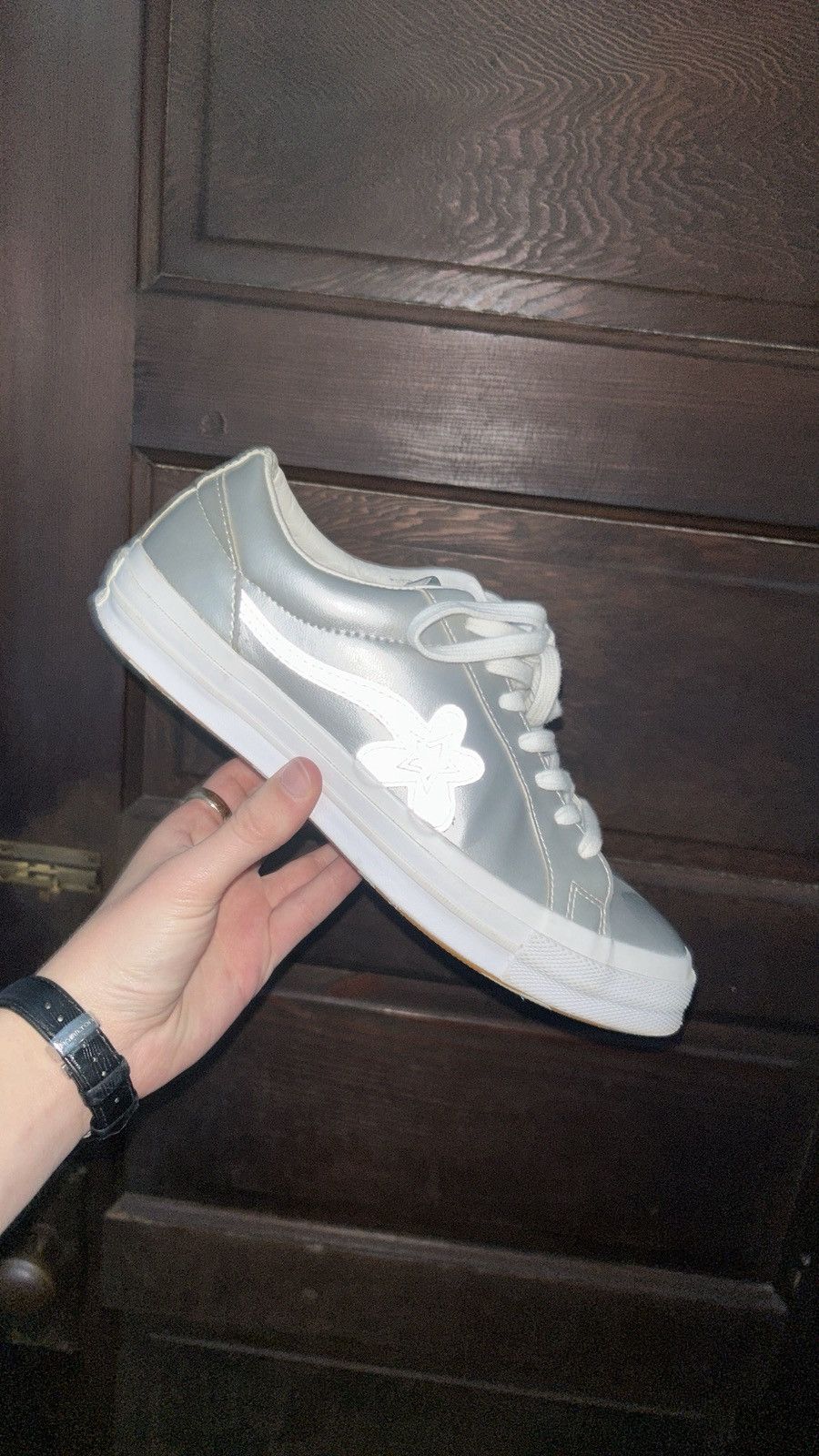 Converse × Golf Wang × Golf le Fleur Converse x Golf Le Fleur* low top Silver 3M Size US 8 / EU 41 - 8 Thumbnail