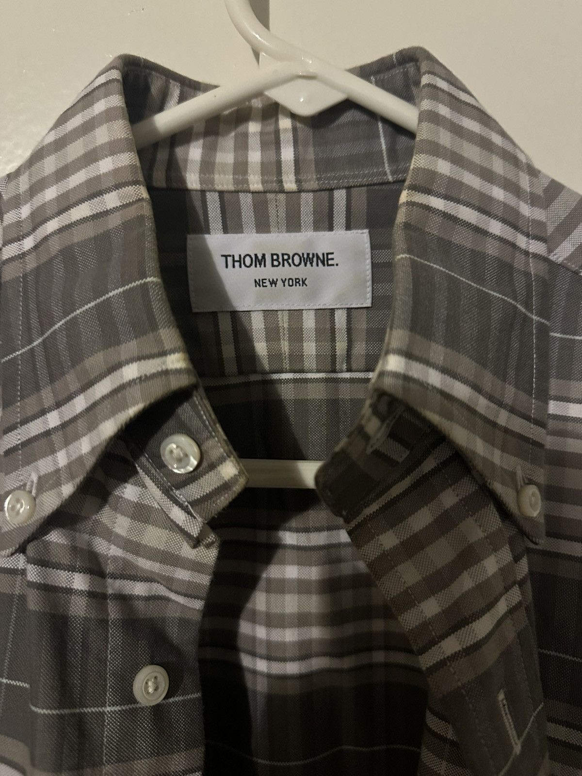 Thom Browne Thom Browne Plaid Shirt Size US M / EU 48-50 / 2 - 3 Thumbnail