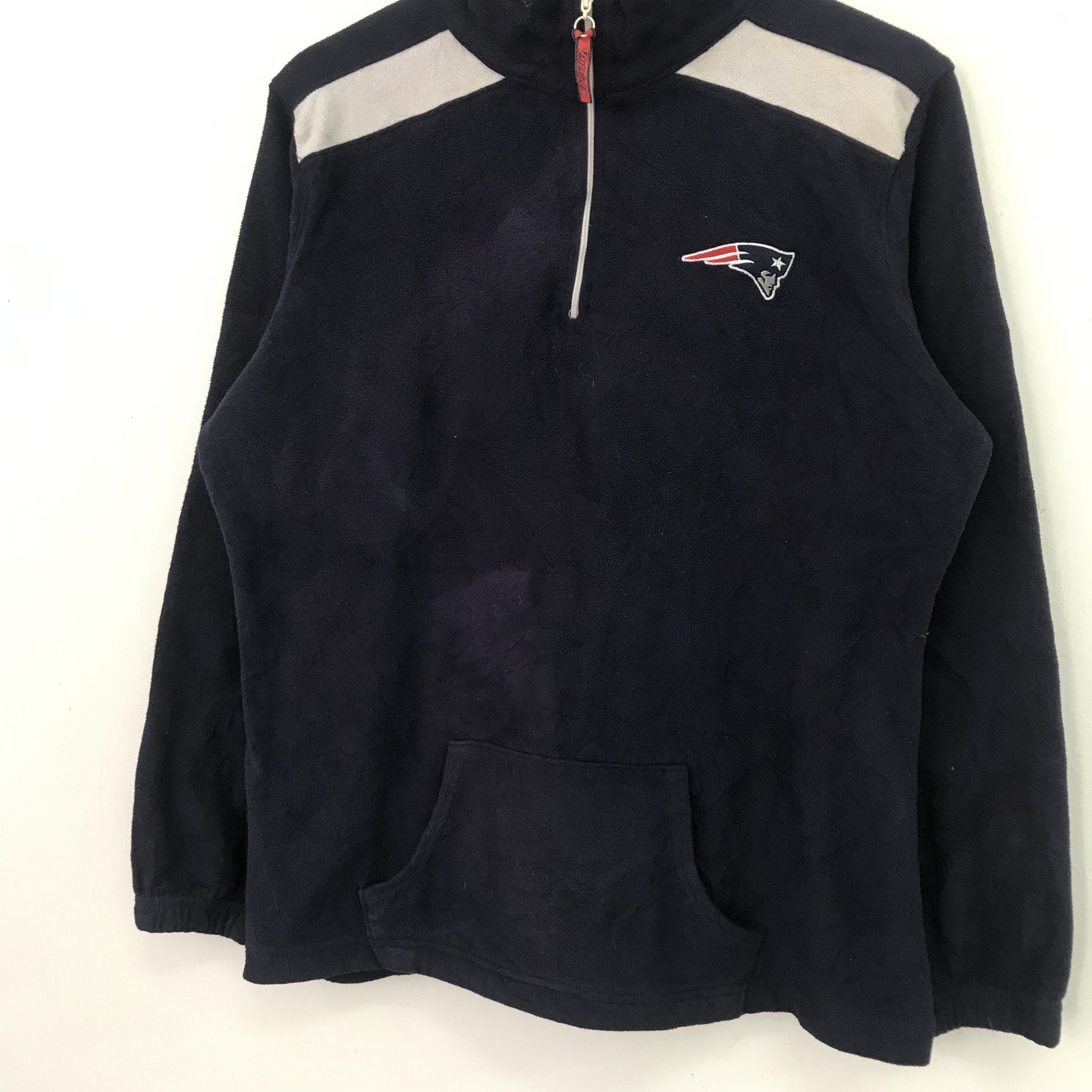 New England Outerwear New England Patriots Blue Fleece Sweatshirt 438 Size US M / EU 48-50 / 2 - 3 Thumbnail